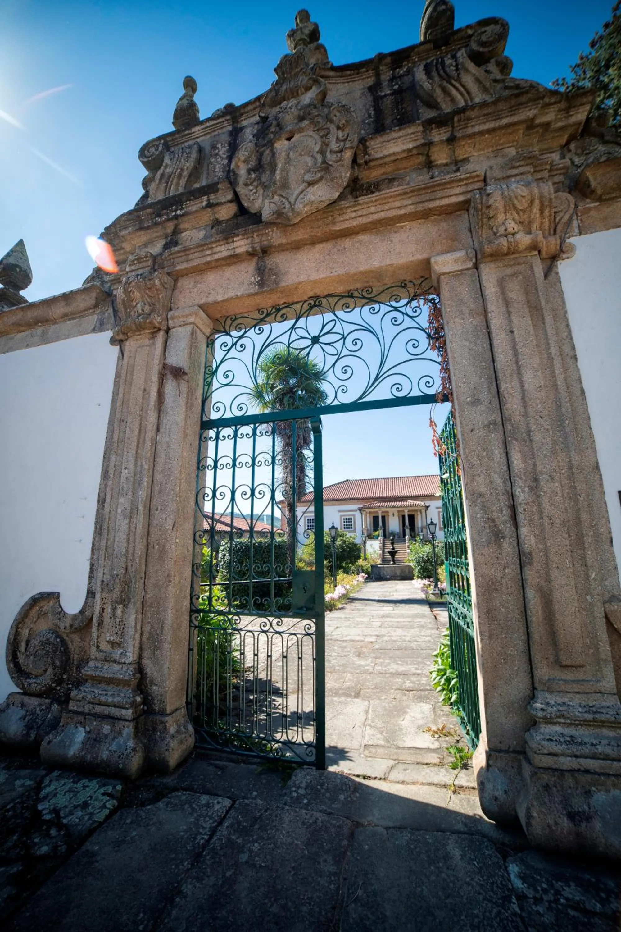 Facade/entrance in Casa de Sta Comba