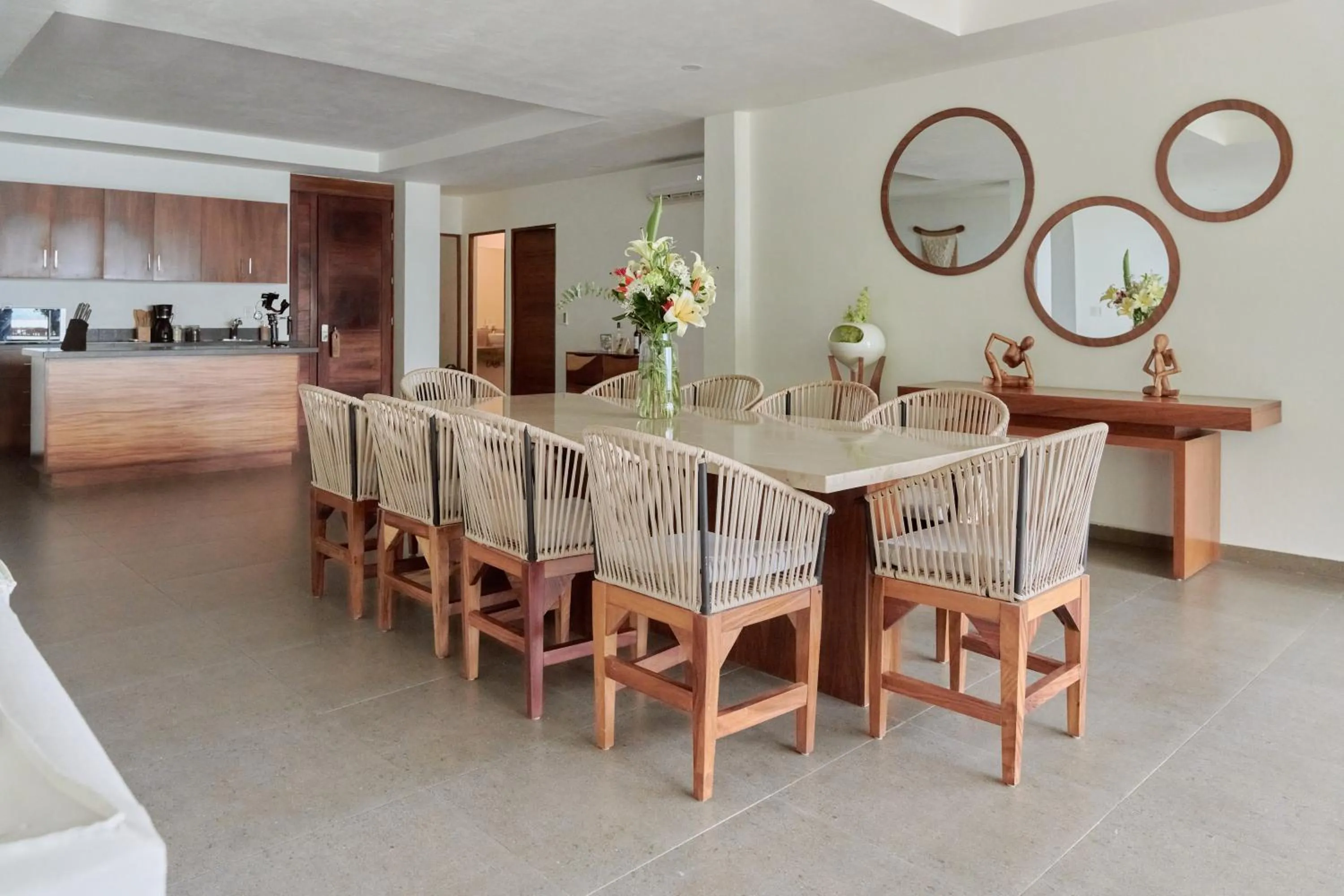 Kitchen or kitchenette in Ysuri Sayulita - Beachfront Hotel