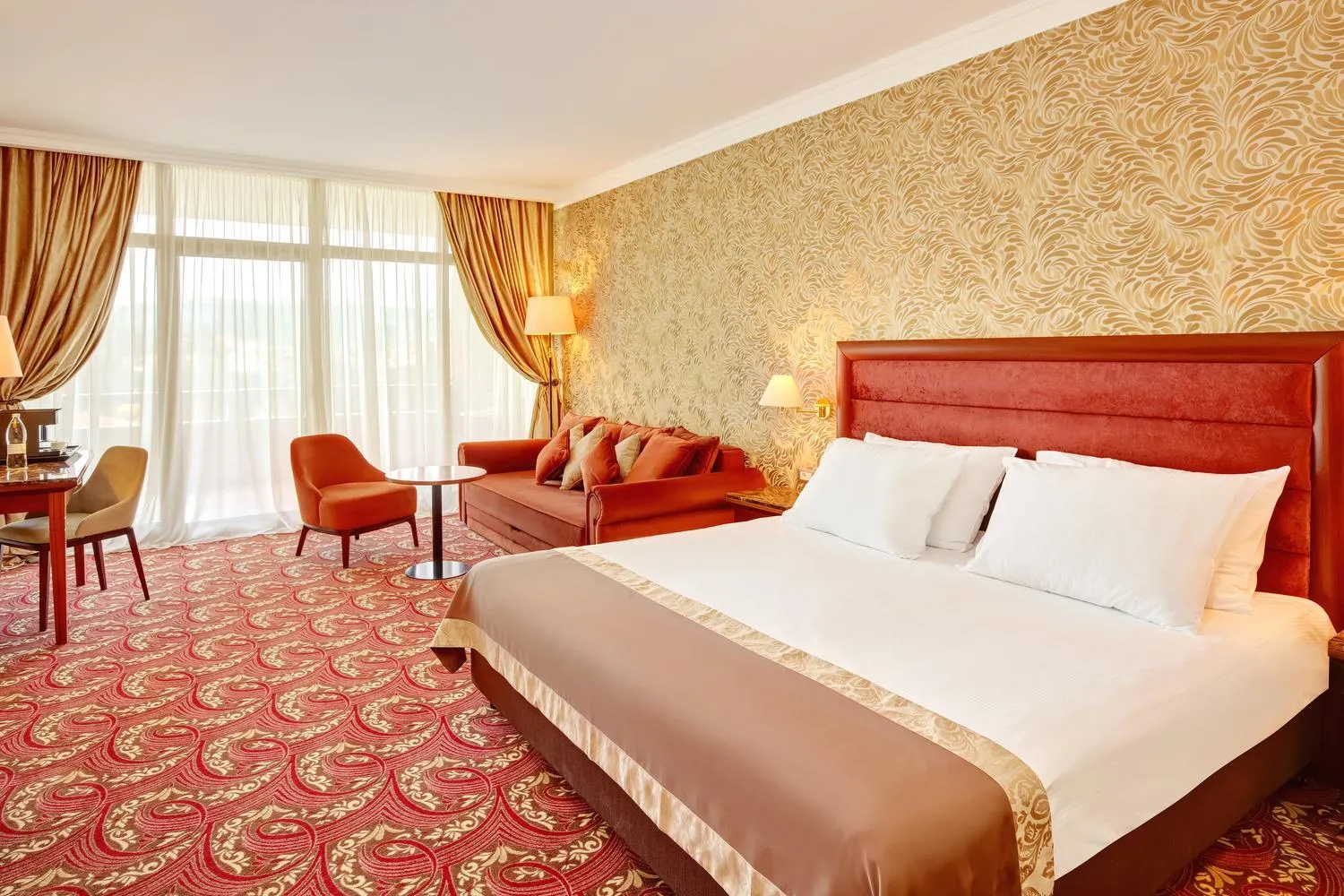 Deluxe Double Room with Balcony and Park View in Remisens Hotel METROPOL