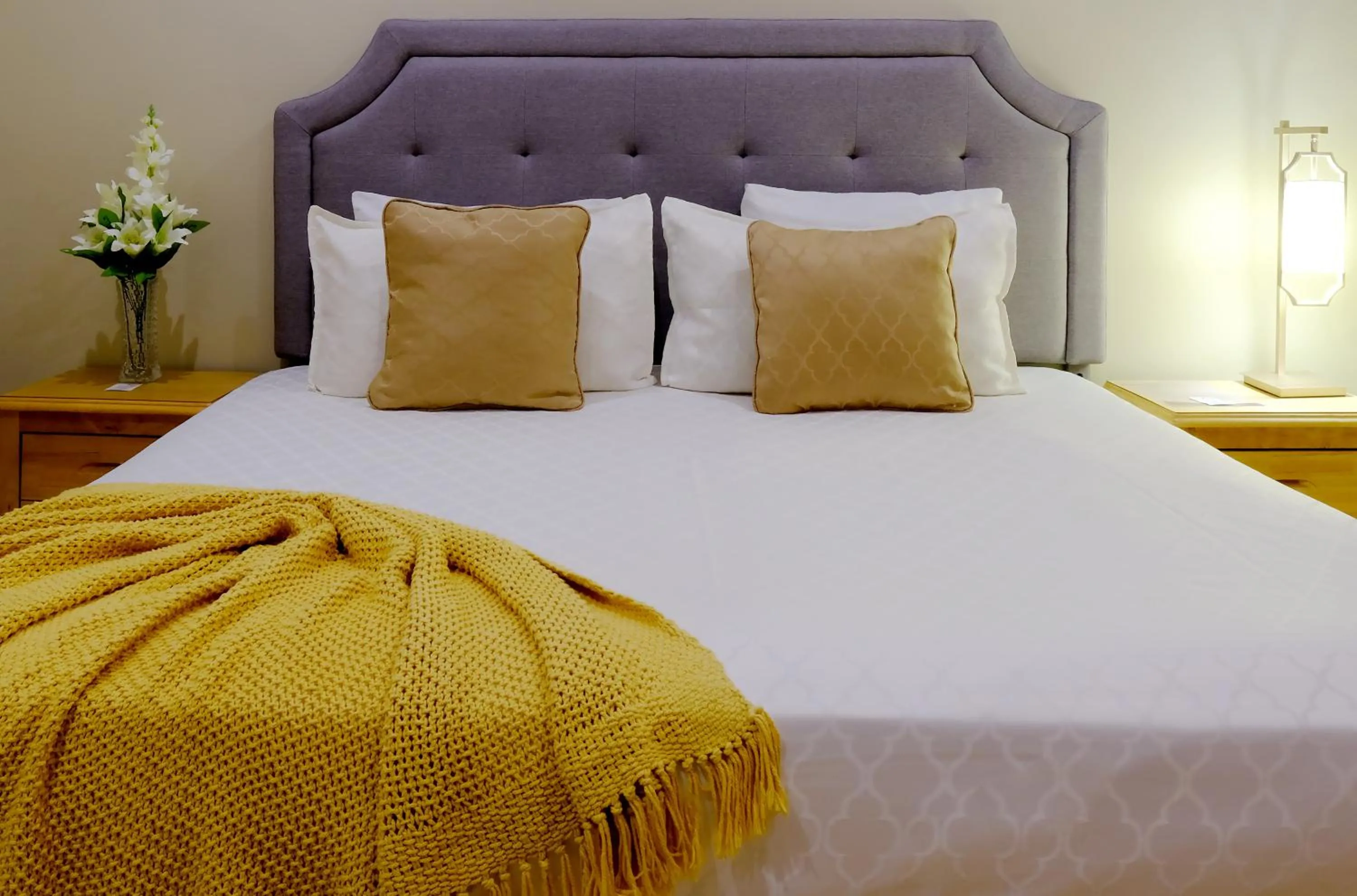 Bed in Victoria City Hotel