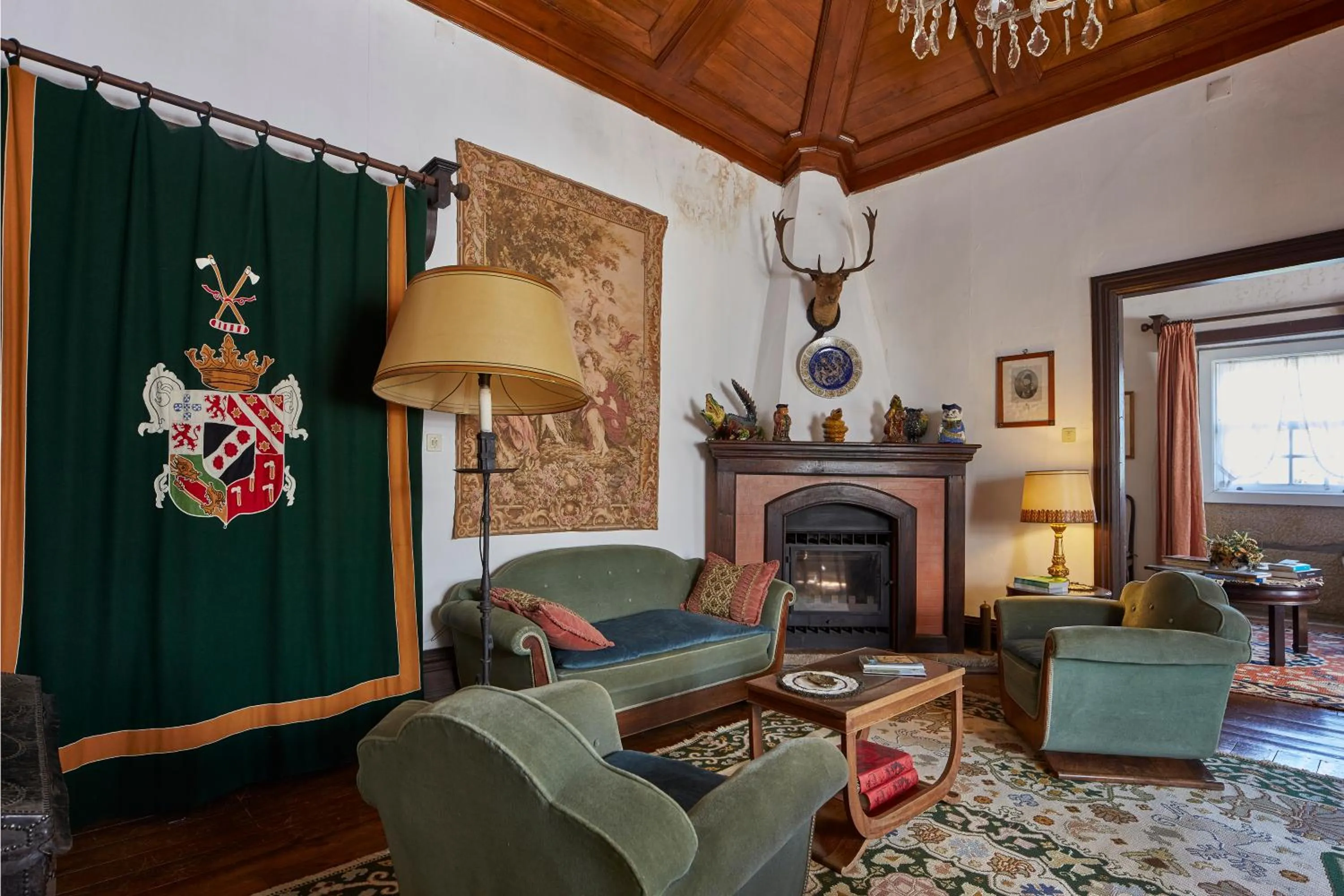 Communal lounge/ TV room in Casa de Canedo