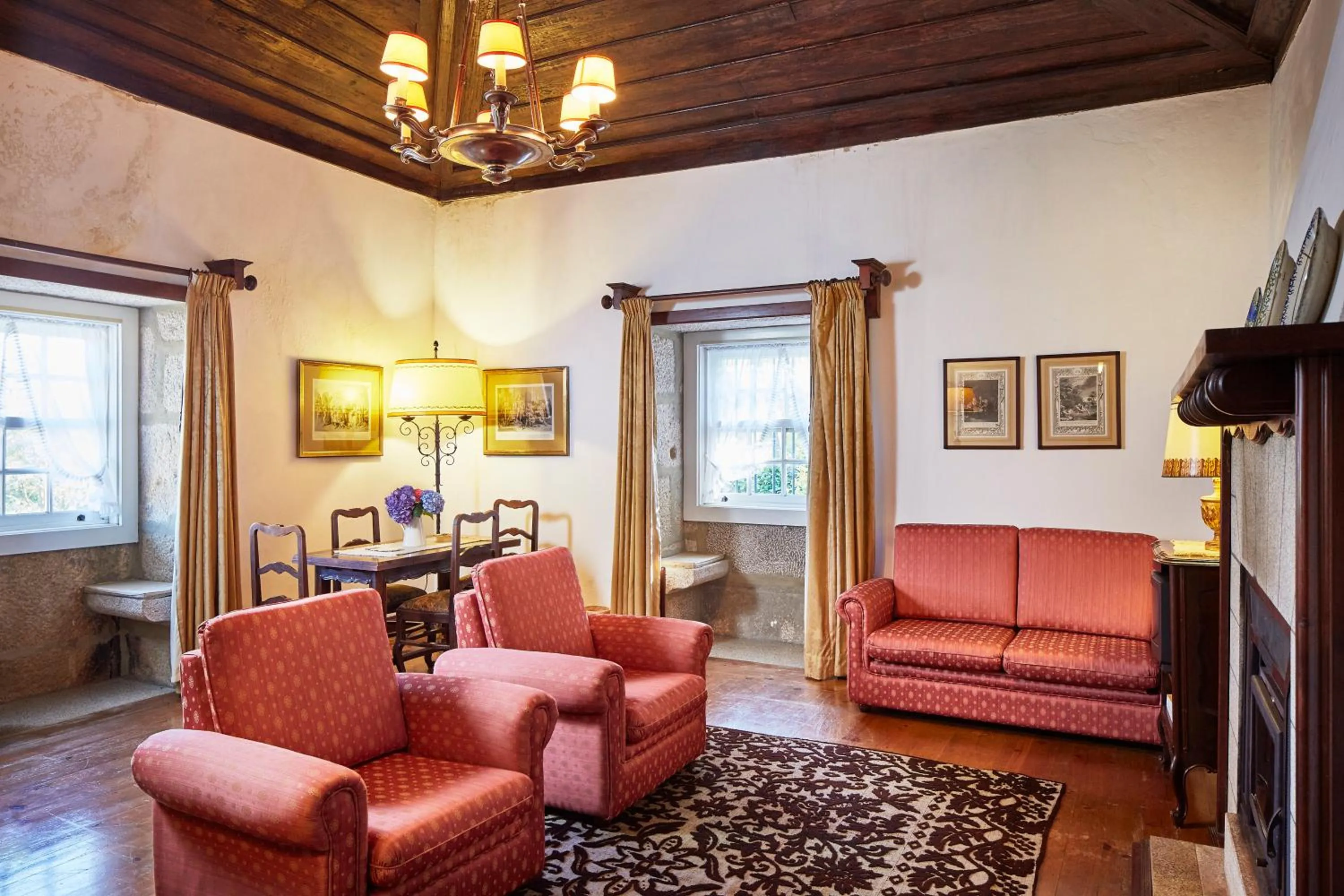Living room in Casa de Canedo
