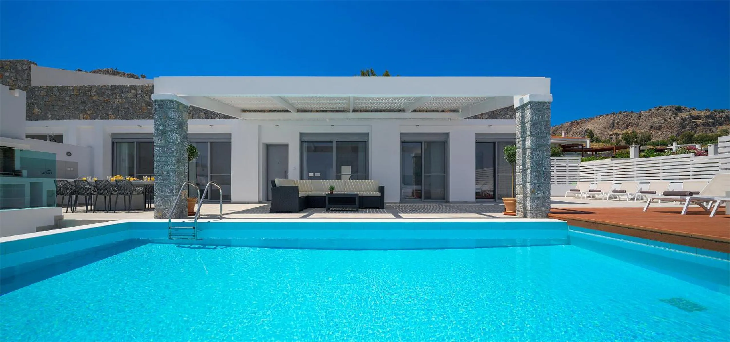 Villa Hermes with pool & jacuzzi in Lindos