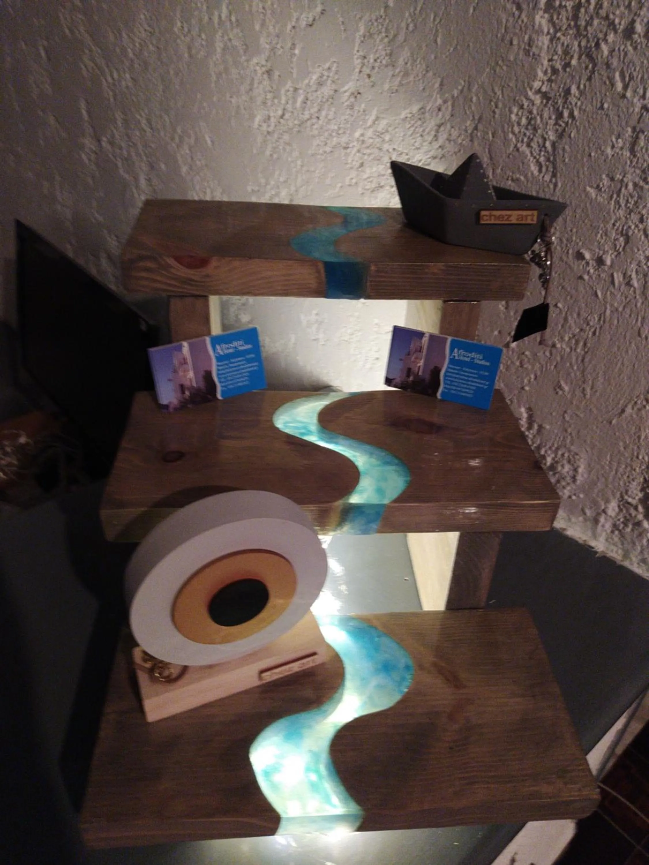 Communal lounge/ TV room in Afroditi Hotel