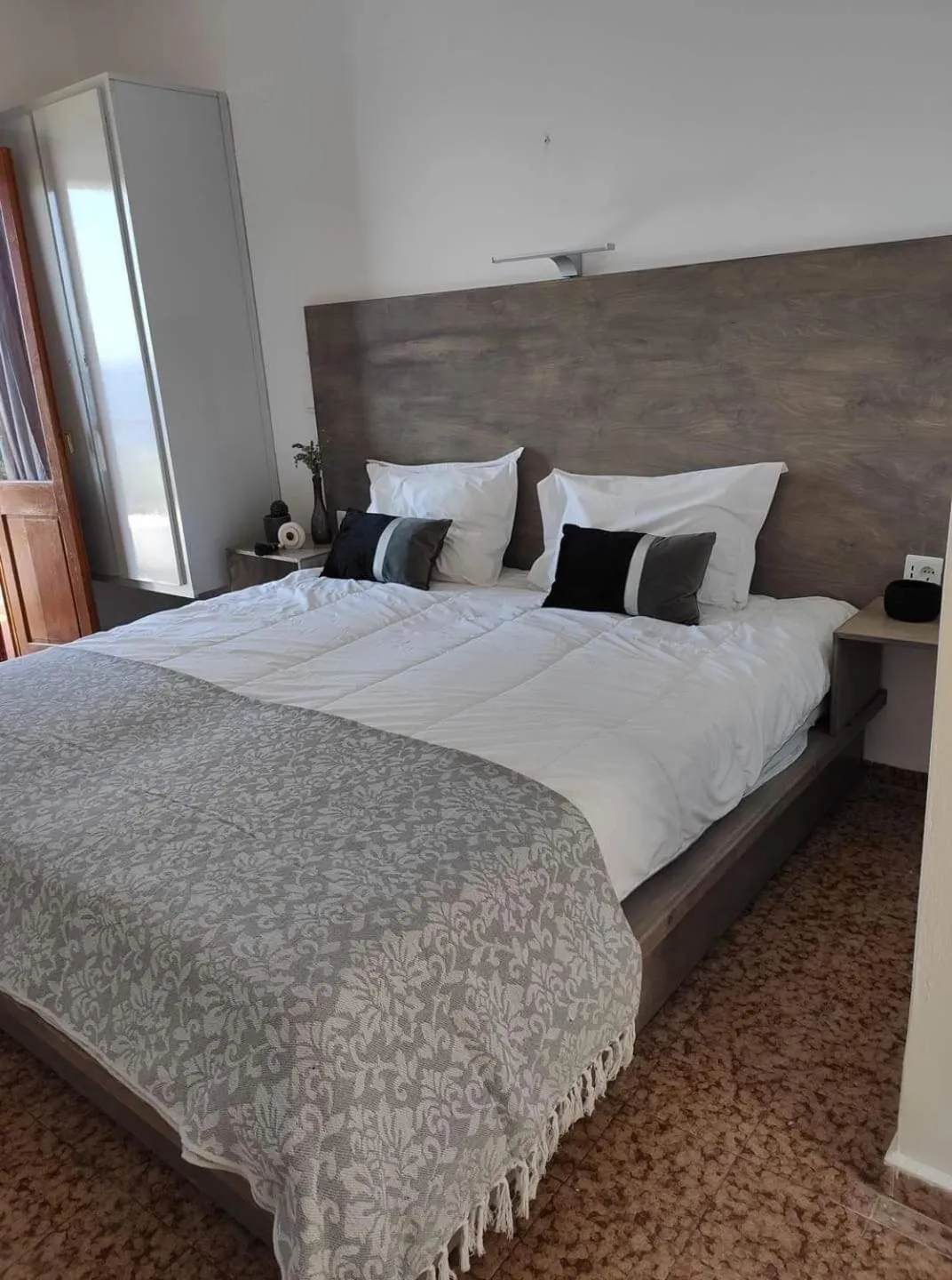 Bed in Afroditi Hotel