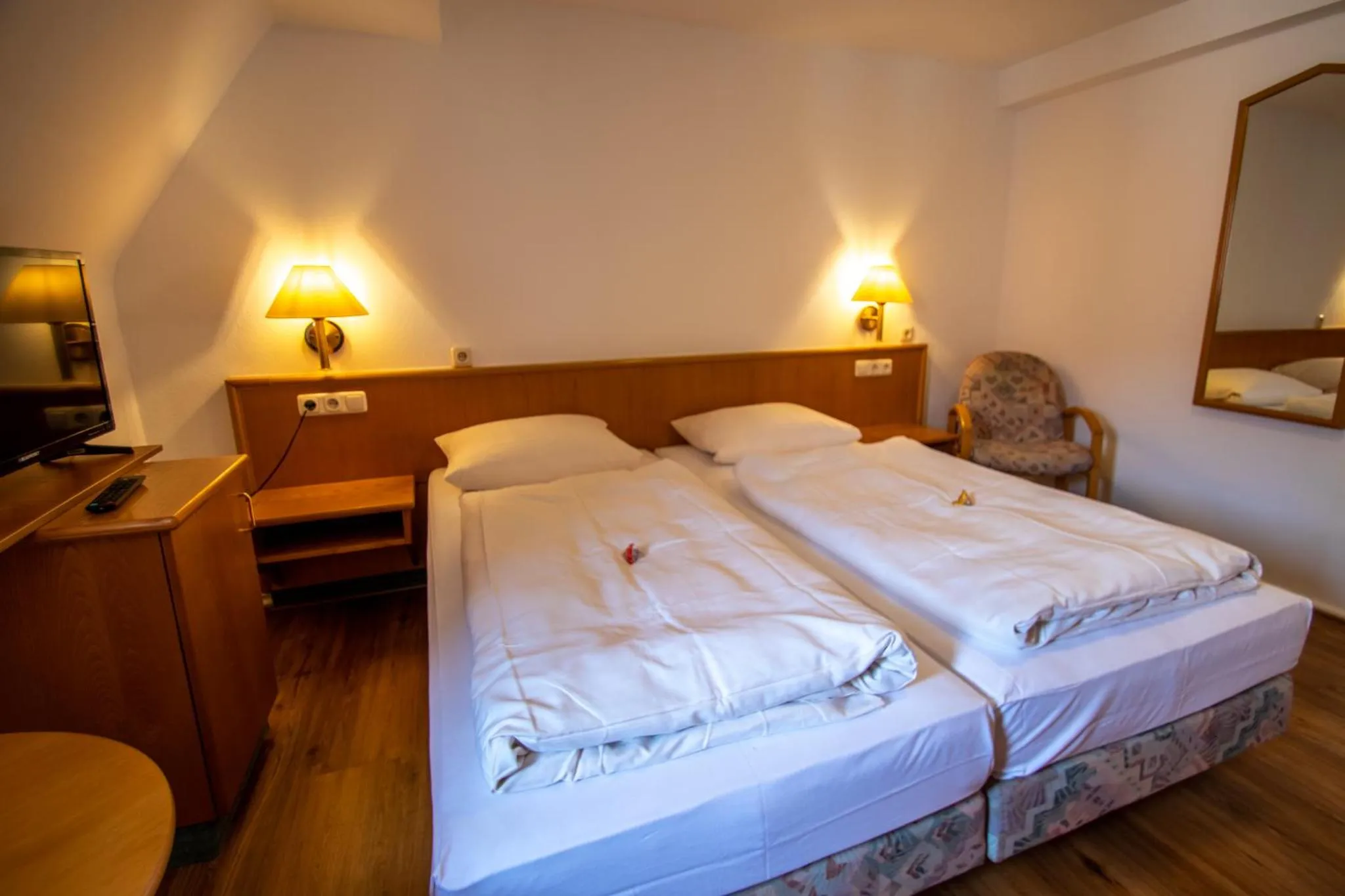 Bed in Hotel am weißen Turm