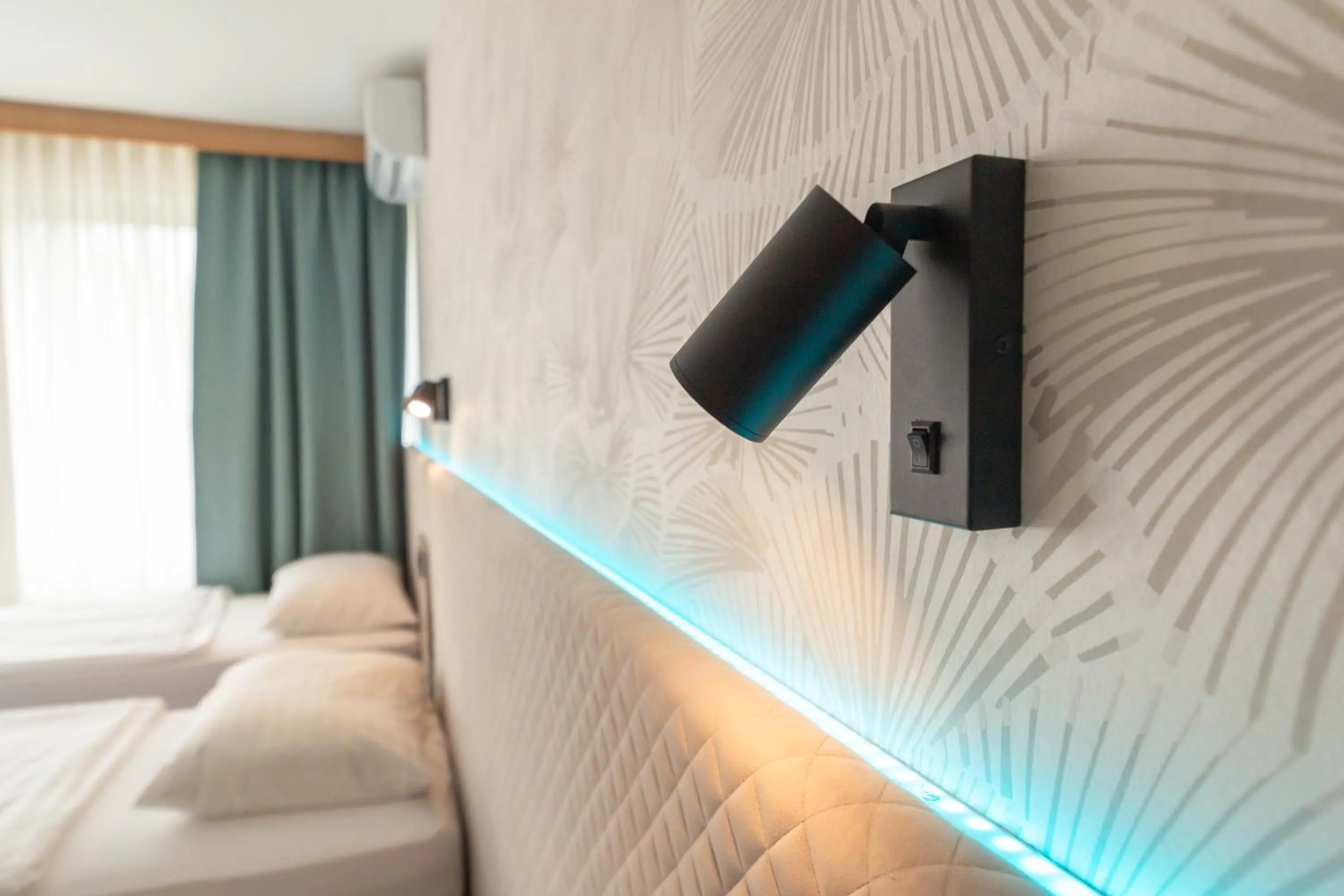 air conditioner, Bed in Ljubljana Resort Hotel & Camping