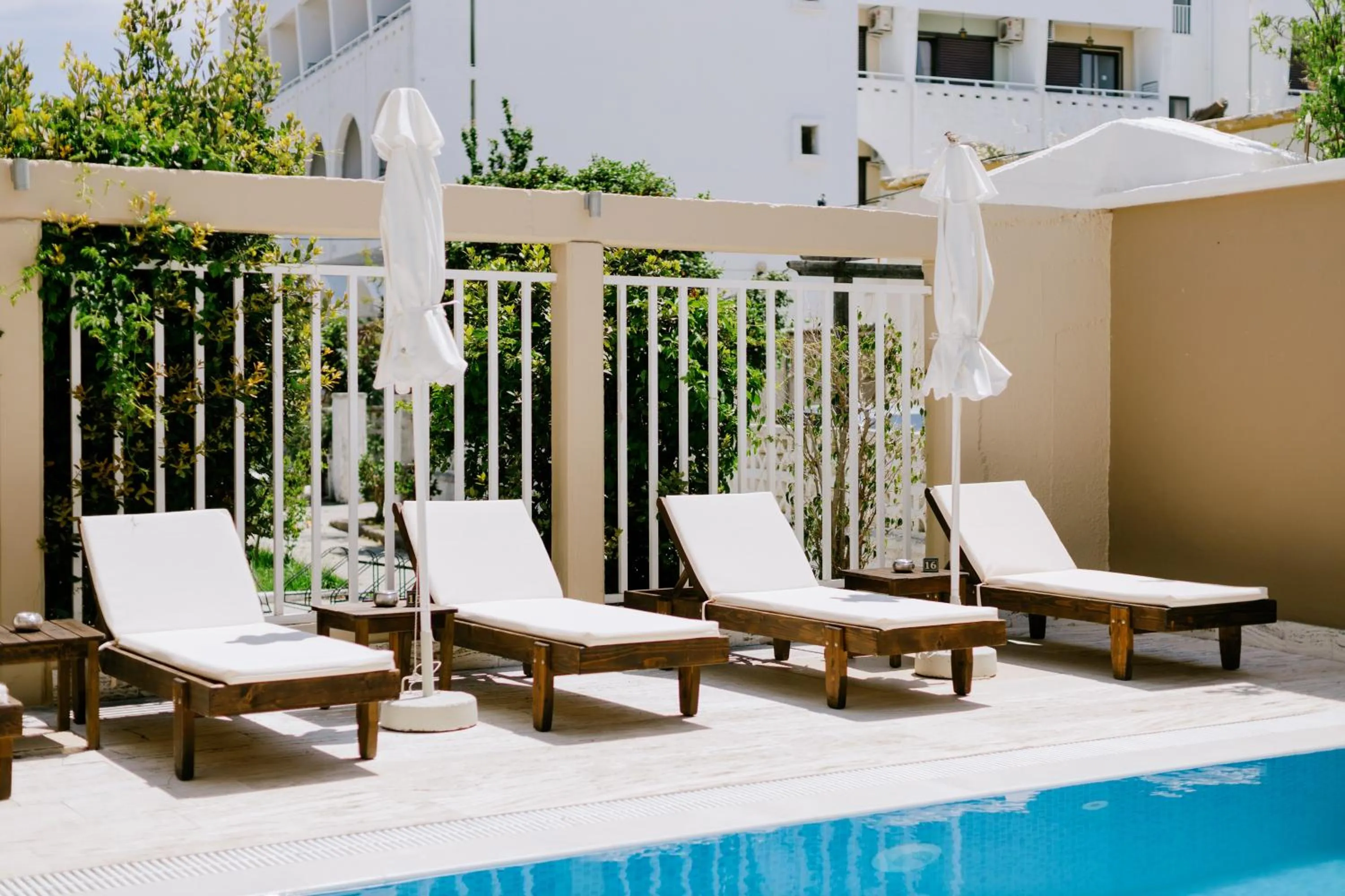 Swimming pool in Zephyros Hotel