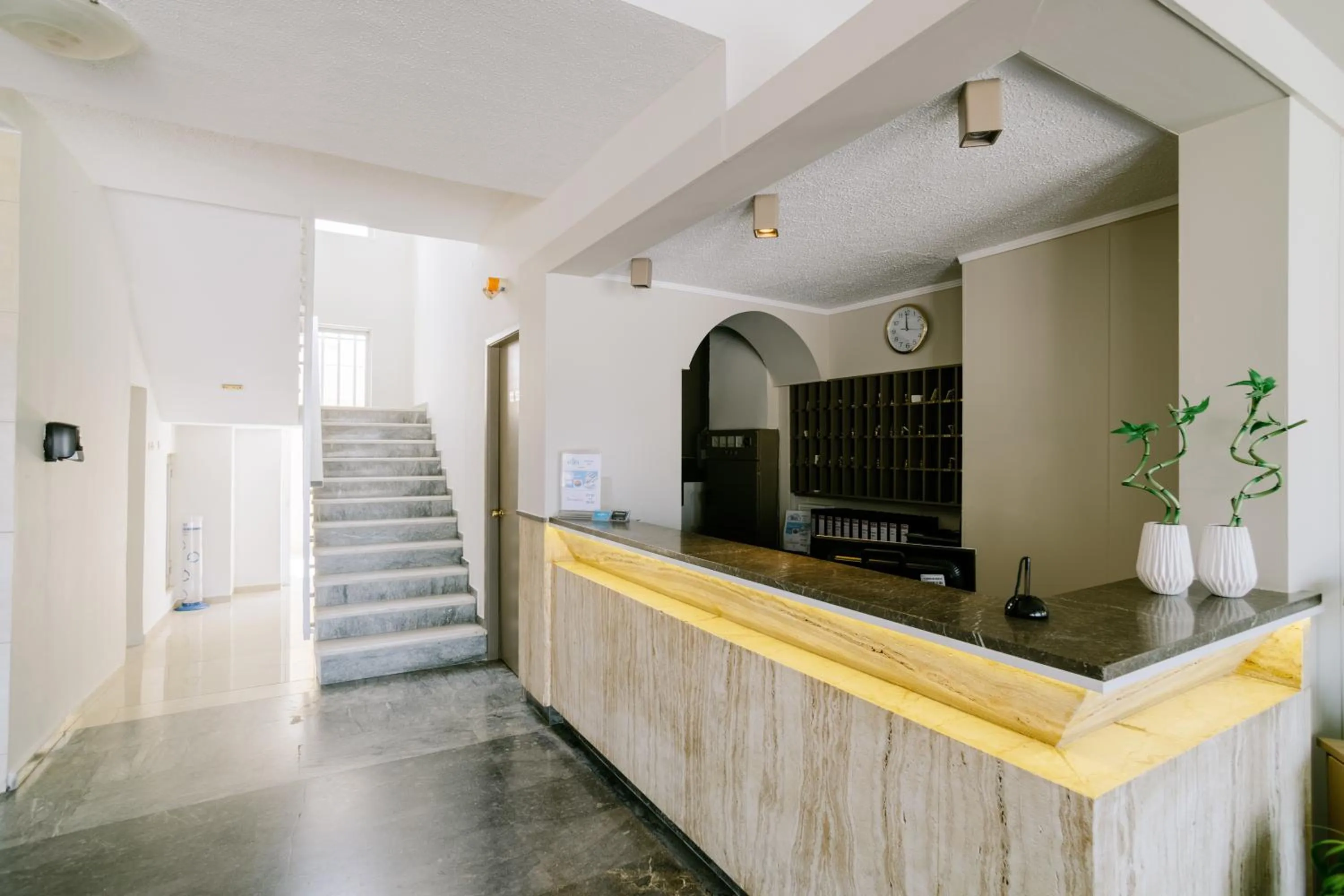 Lobby or reception in Zephyros Hotel