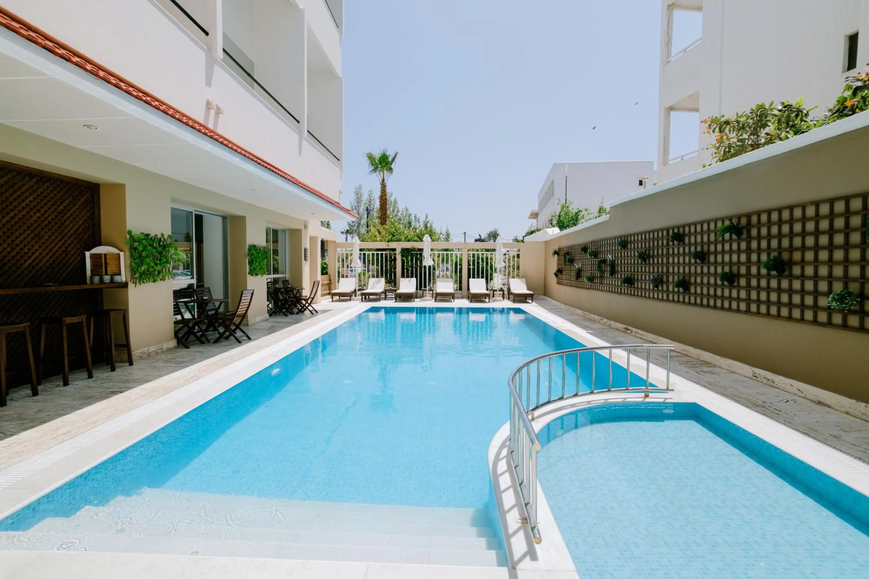 Swimming pool in Zephyros Hotel