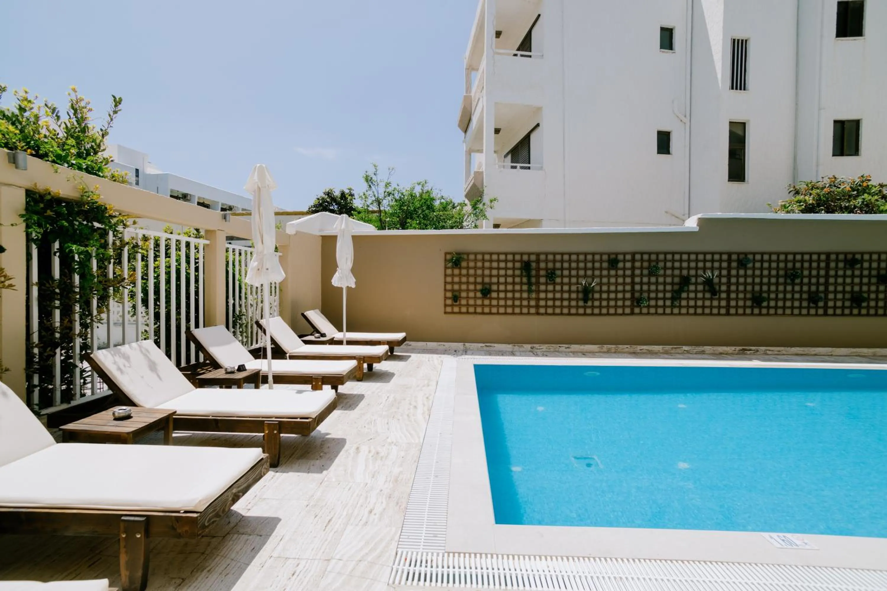 Swimming pool in Zephyros Hotel