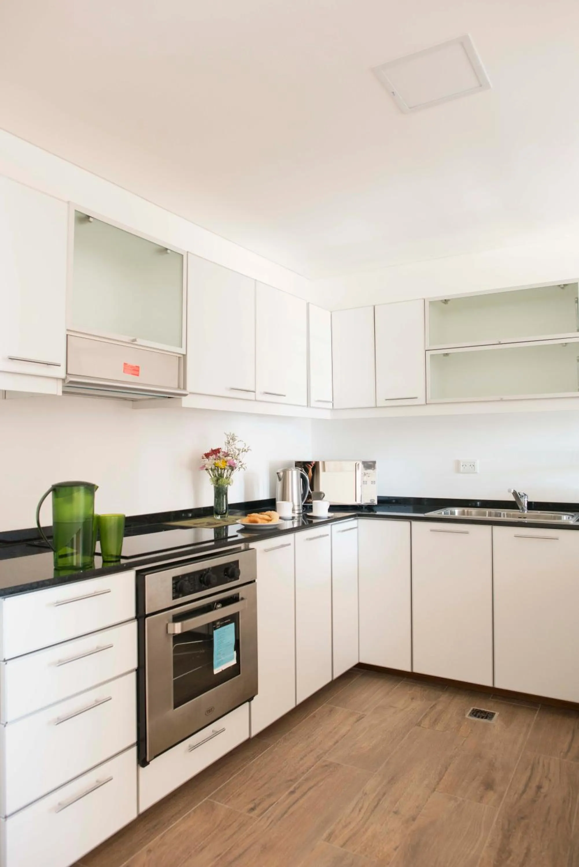 Kitchen or kitchenette in Hotel 6 de Octubre