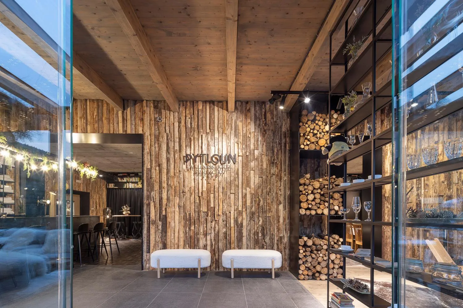 Lobby or reception in Pytloun Wellness Hotel Harrachov