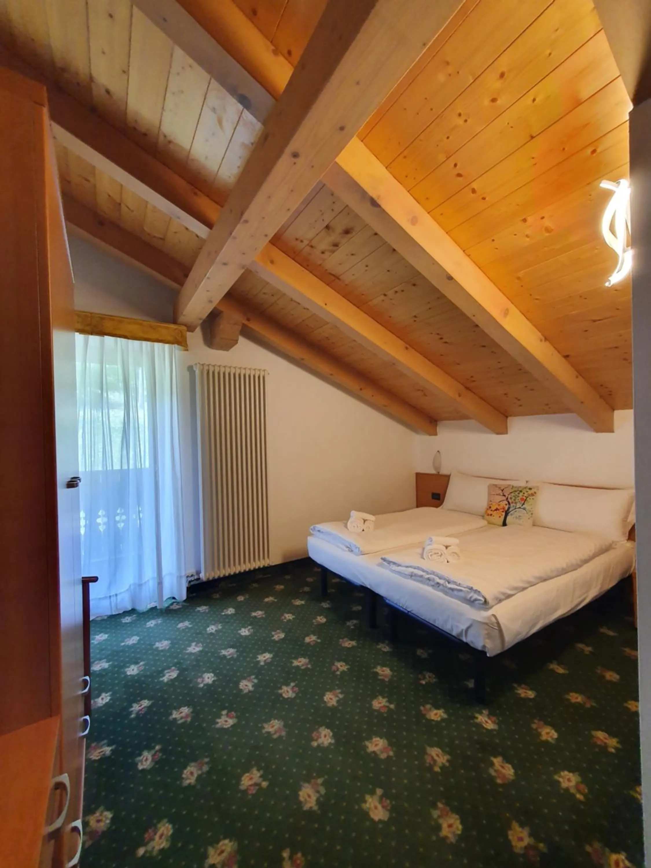 Bed in Hotel Pezzotti