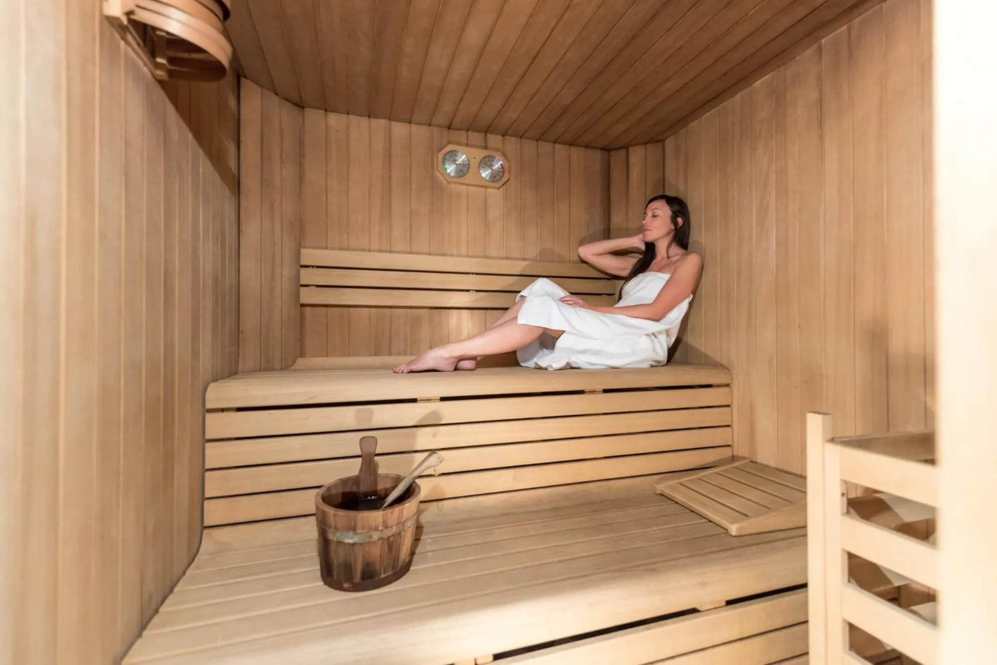Sauna in Hotel Pezzotti