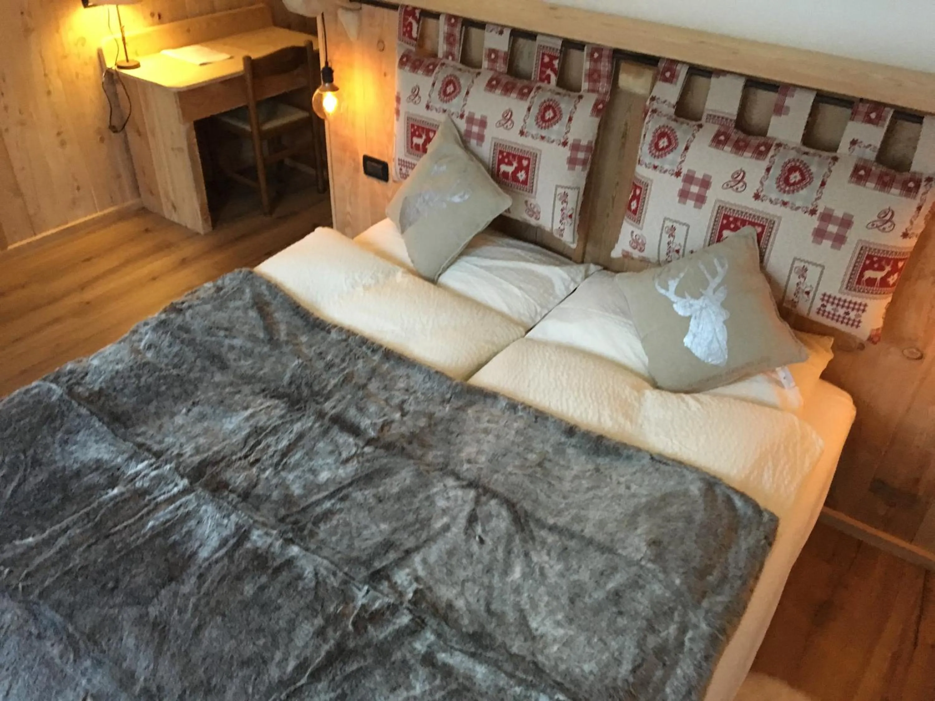 Bed in Hotel Pezzotti