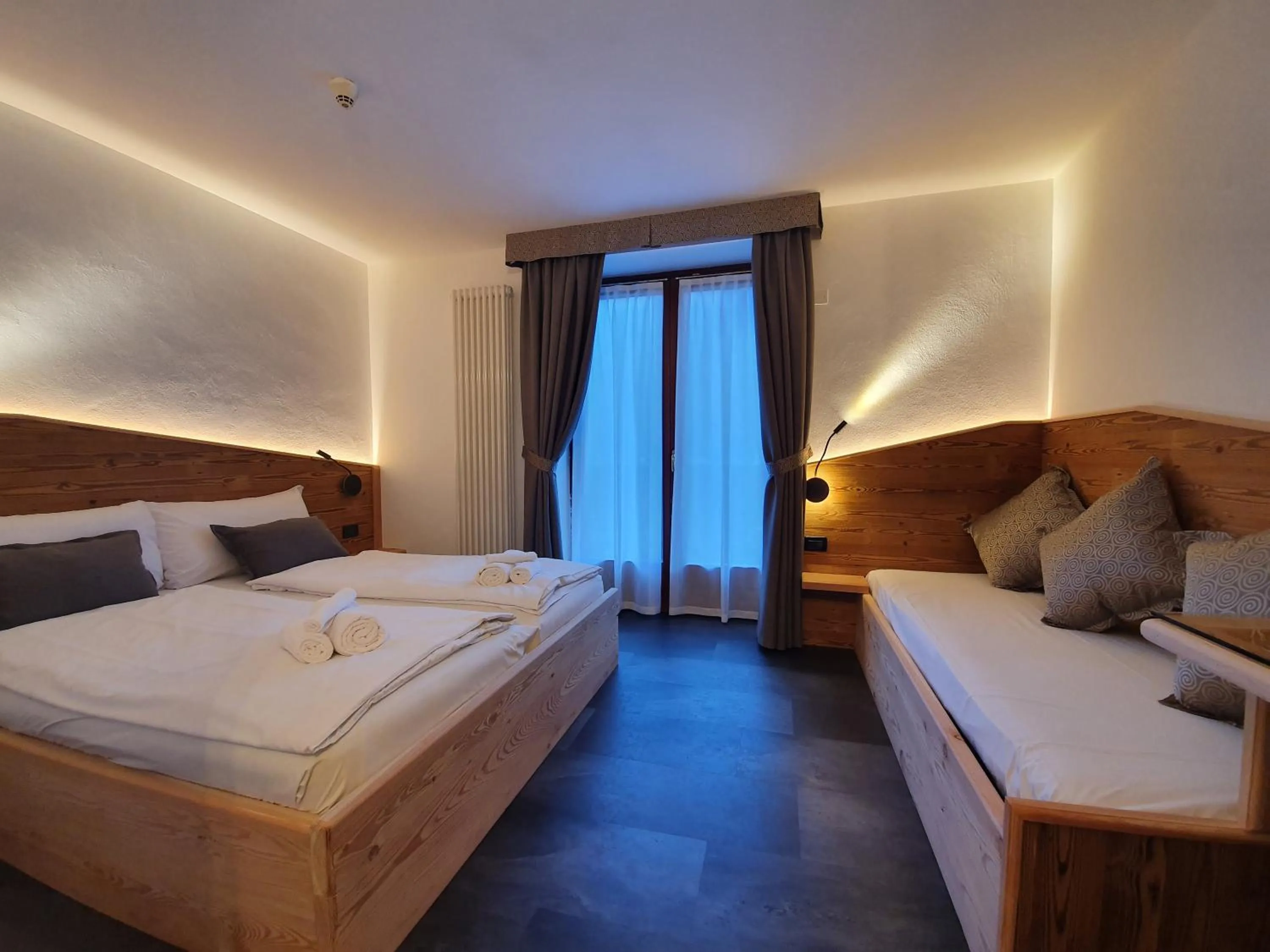 Bed in Hotel Pezzotti