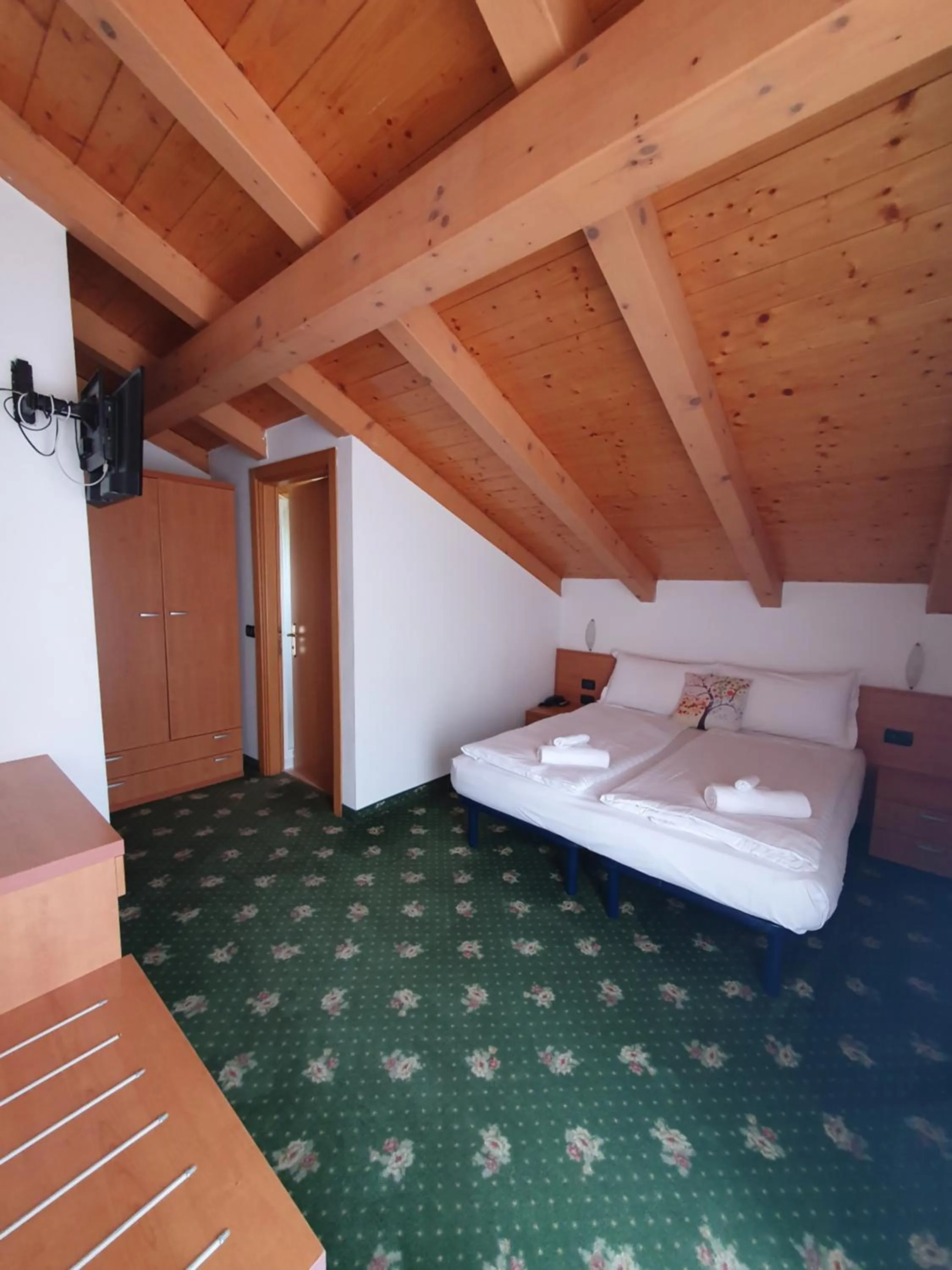 Bed in Hotel Pezzotti