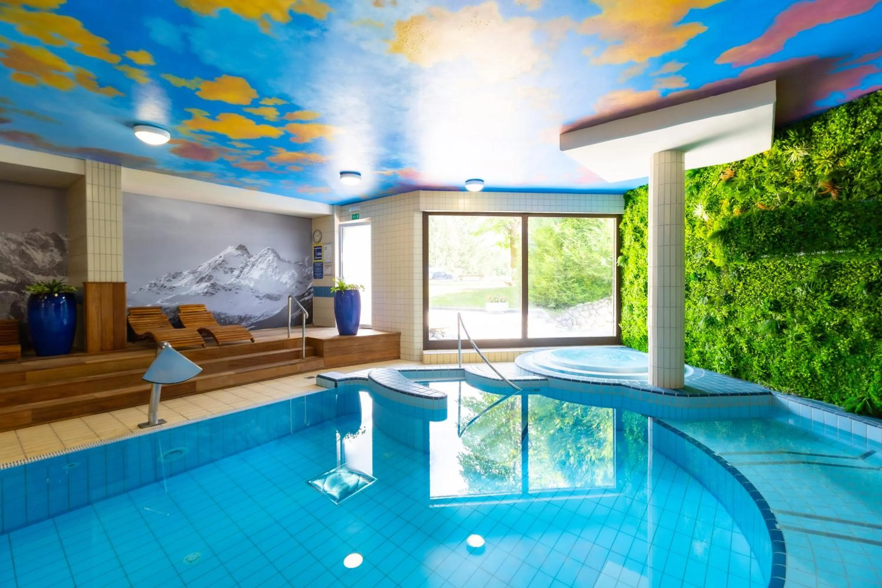 Pool view in Hotel Kranjska Gora