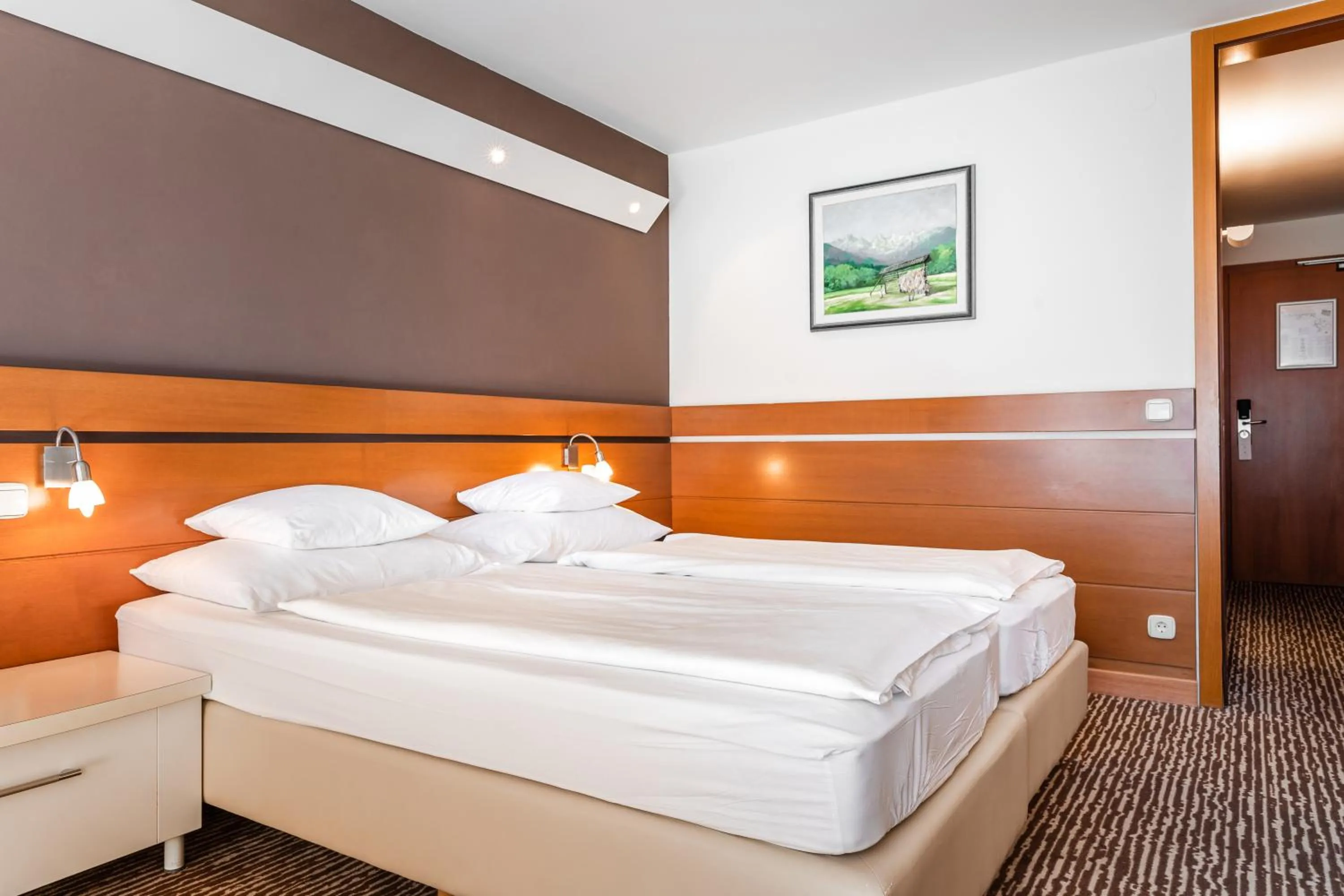 Bed in Hotel Kranjska Gora