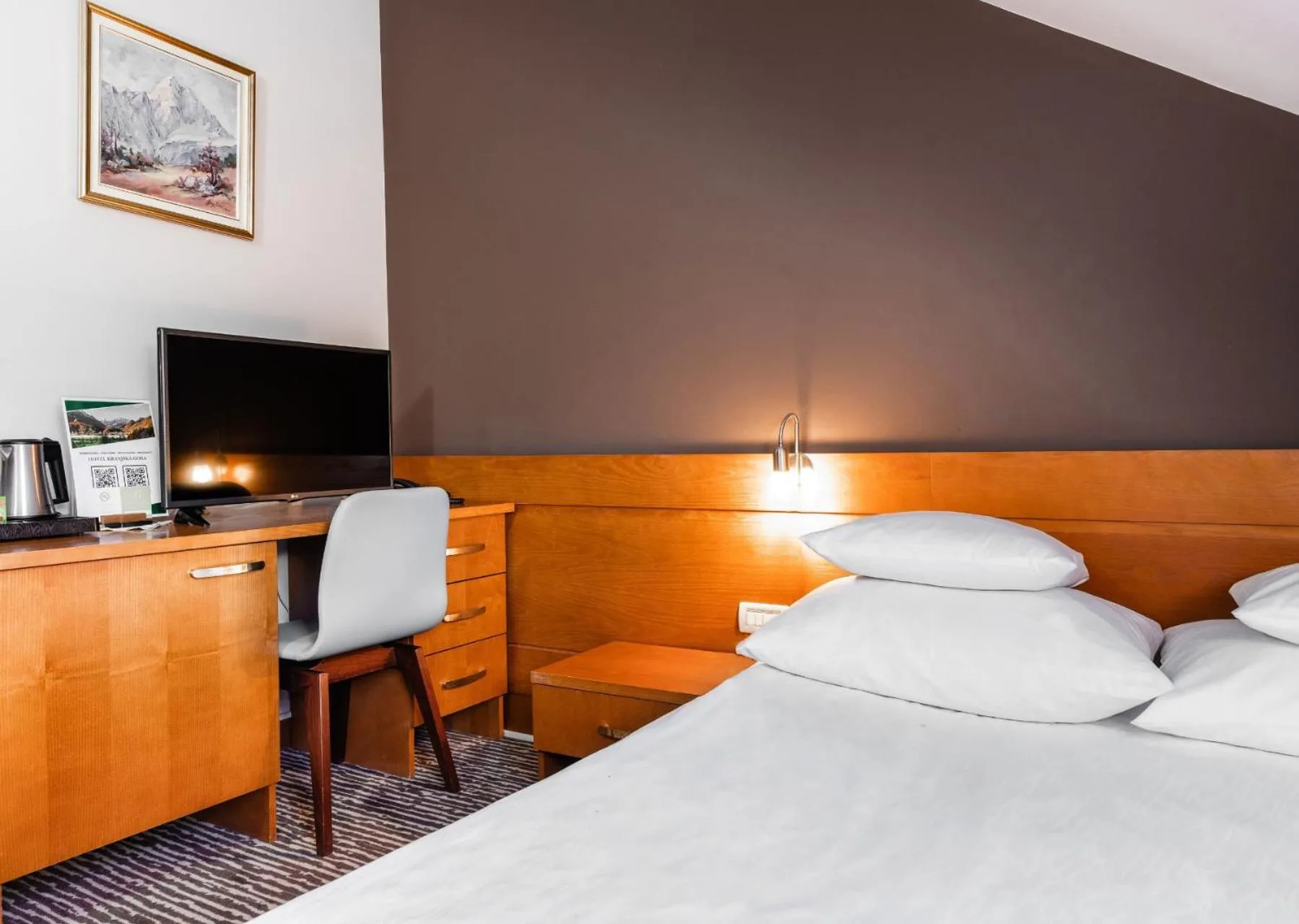 Bed in Hotel Kranjska Gora