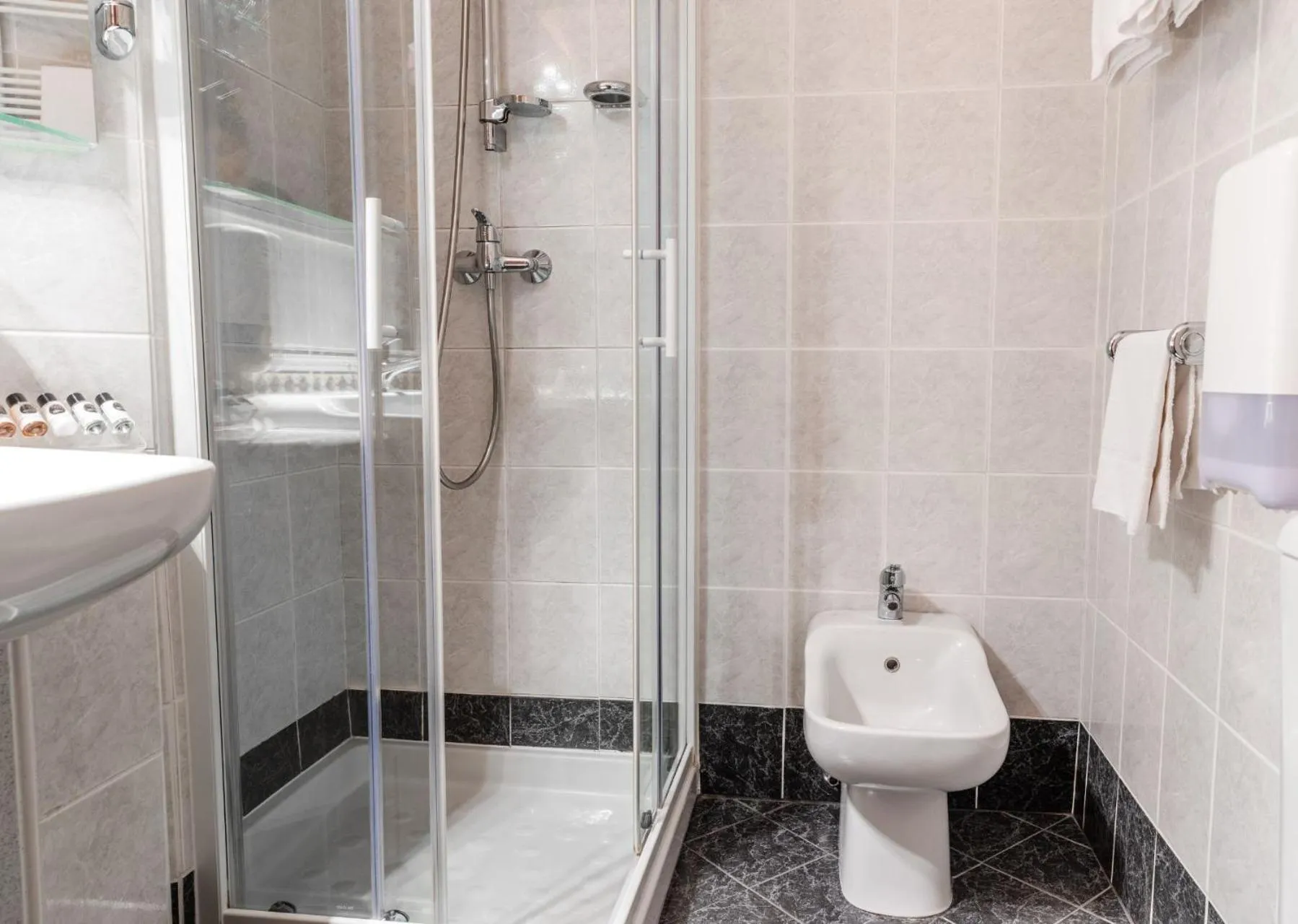 Shower in Hotel Kranjska Gora