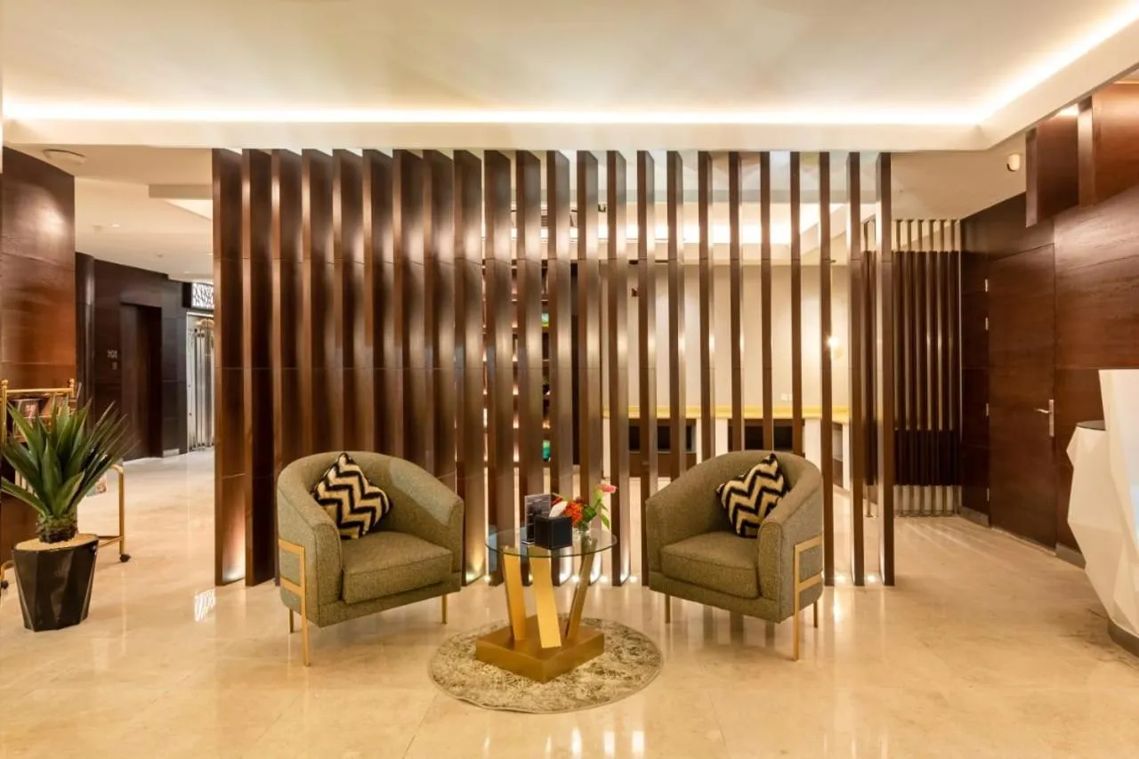 Lobby or reception in Al Muhaidb Residence Khorais