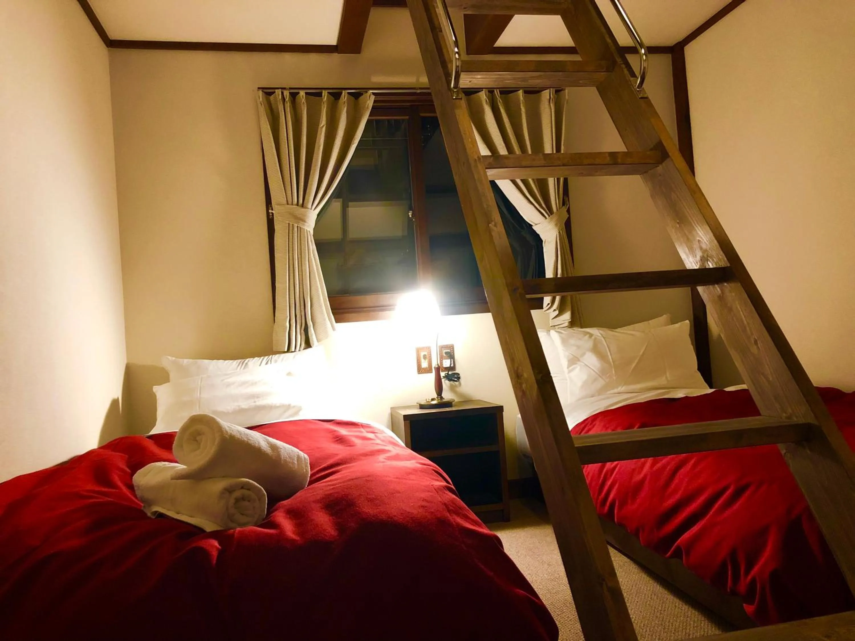 Bed in The Guest House Japan Hakuba