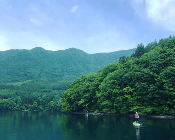 Canoeing in The Guest House Japan Hakuba