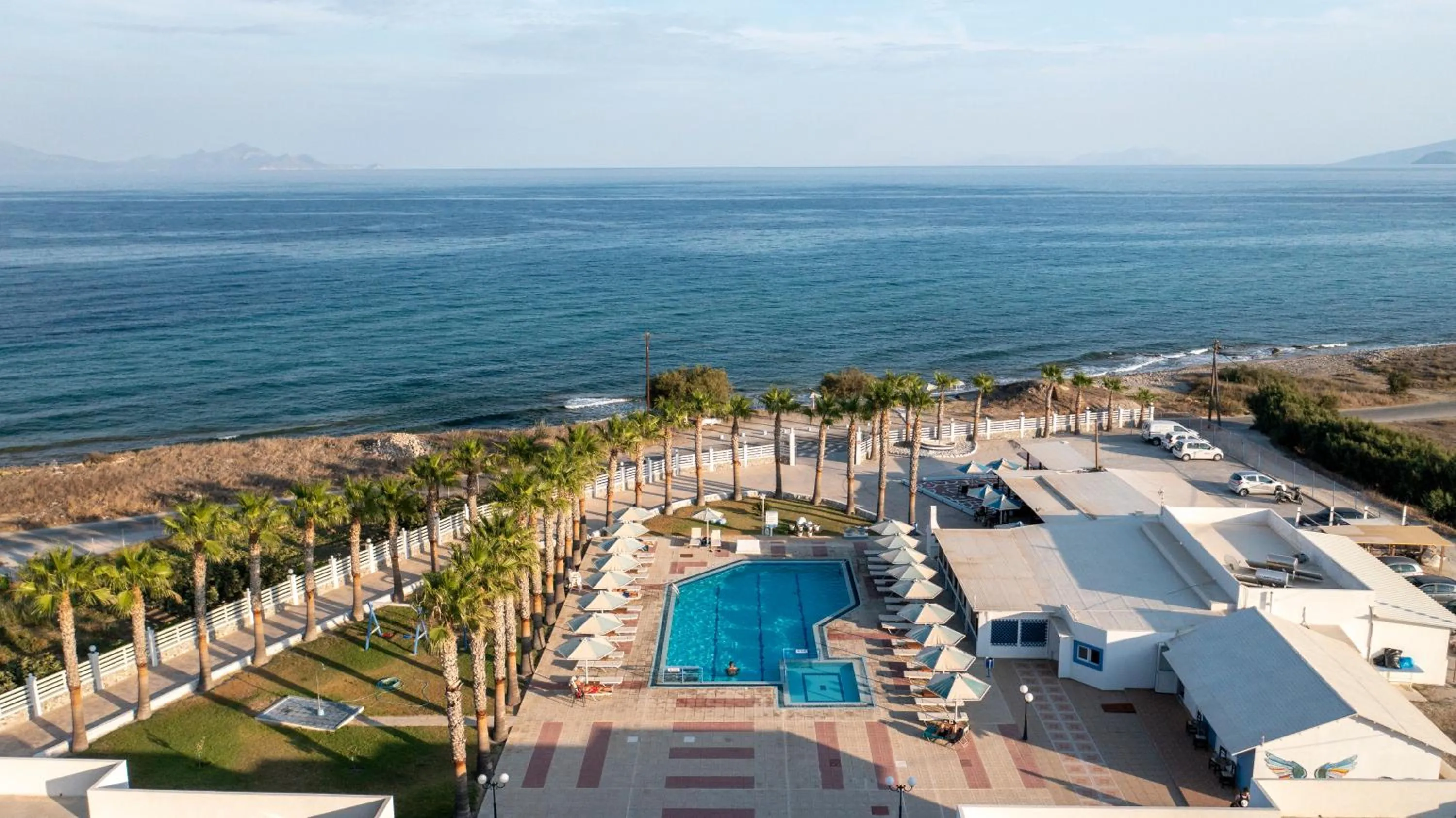 Bird's eye view in Mammis Beach Hotel