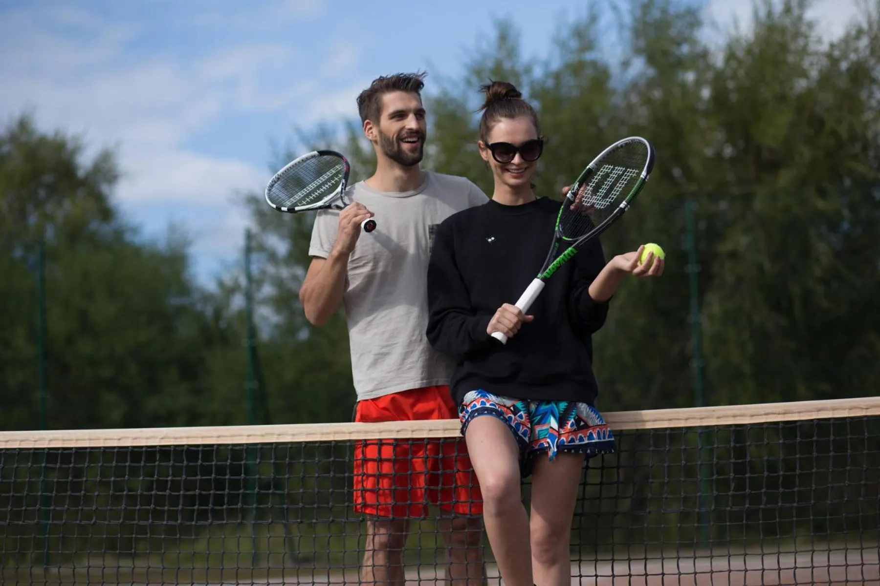 Tennis court in SPA Amber Palace