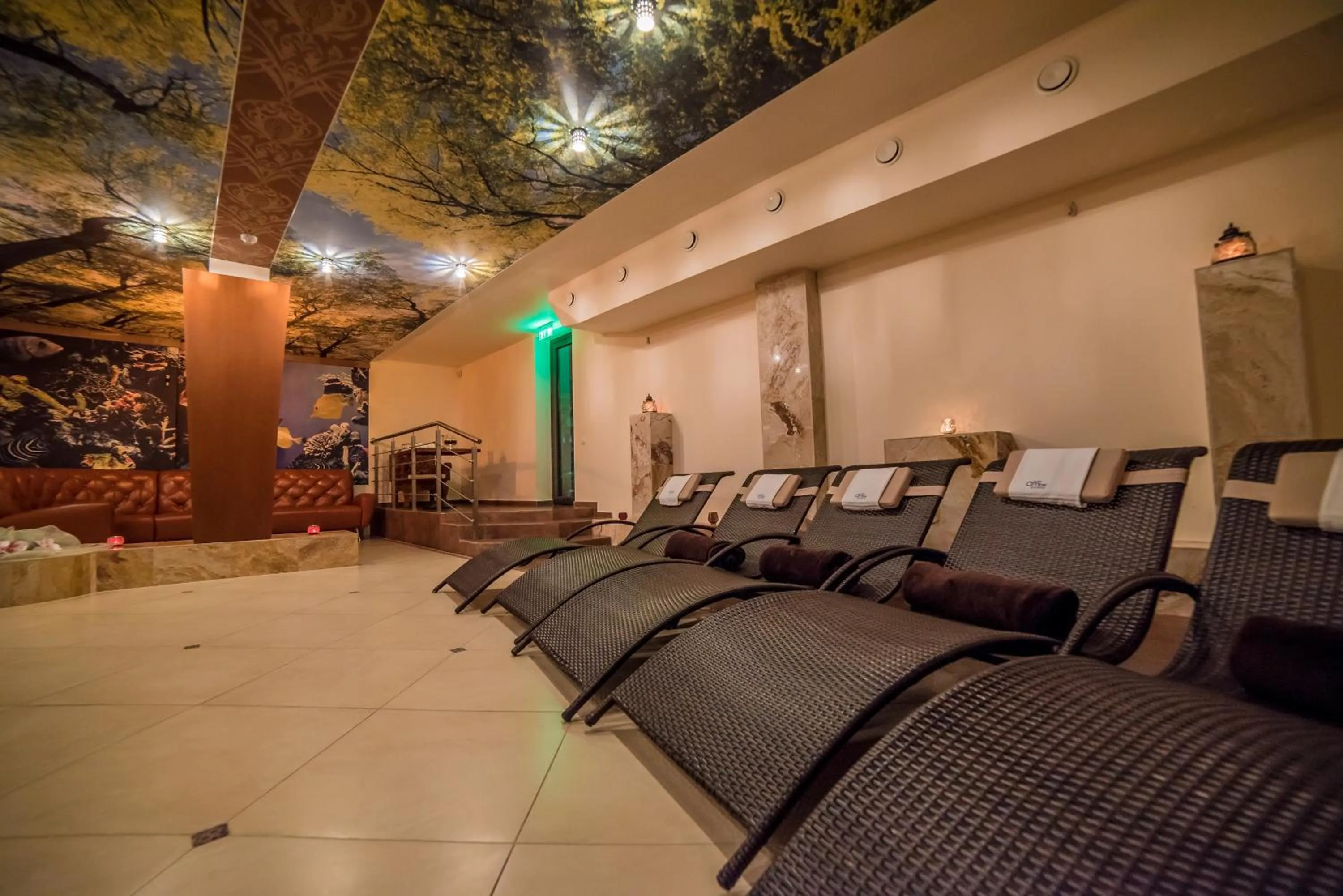 Seating area in SPA Amber Palace