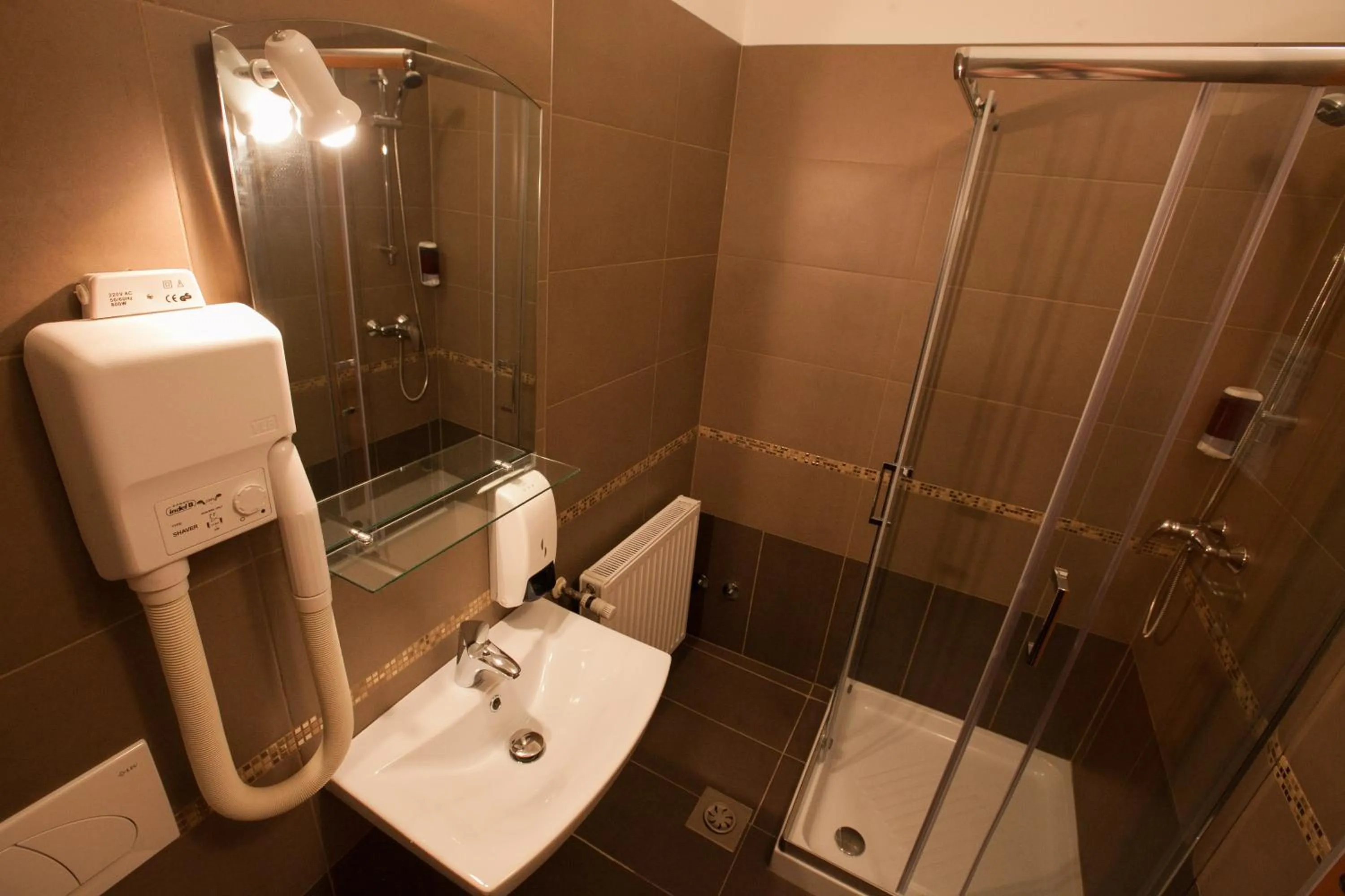 Shower in ECO Hotel Center Postojna