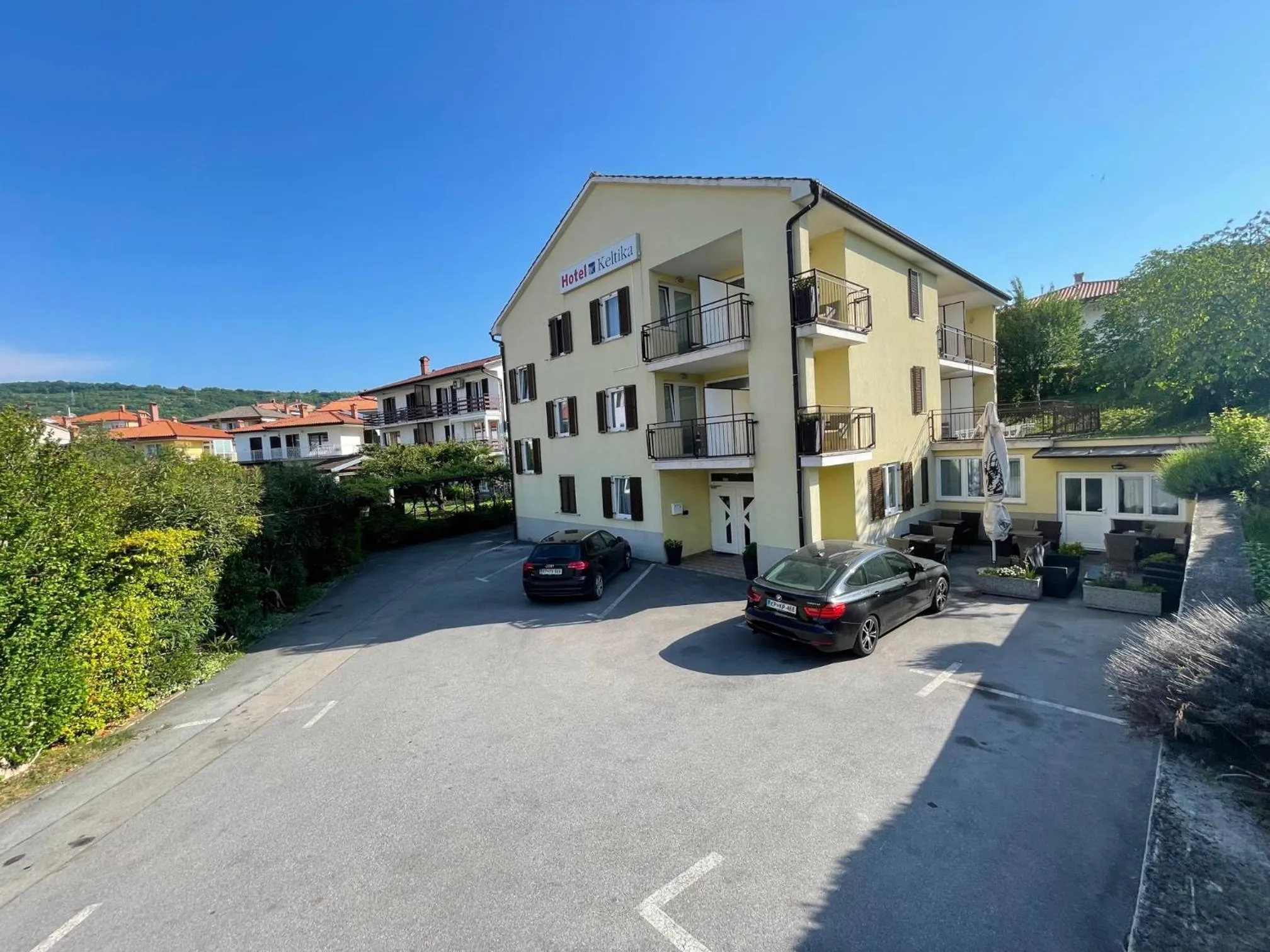 Property building in Garni Hotel Keltika