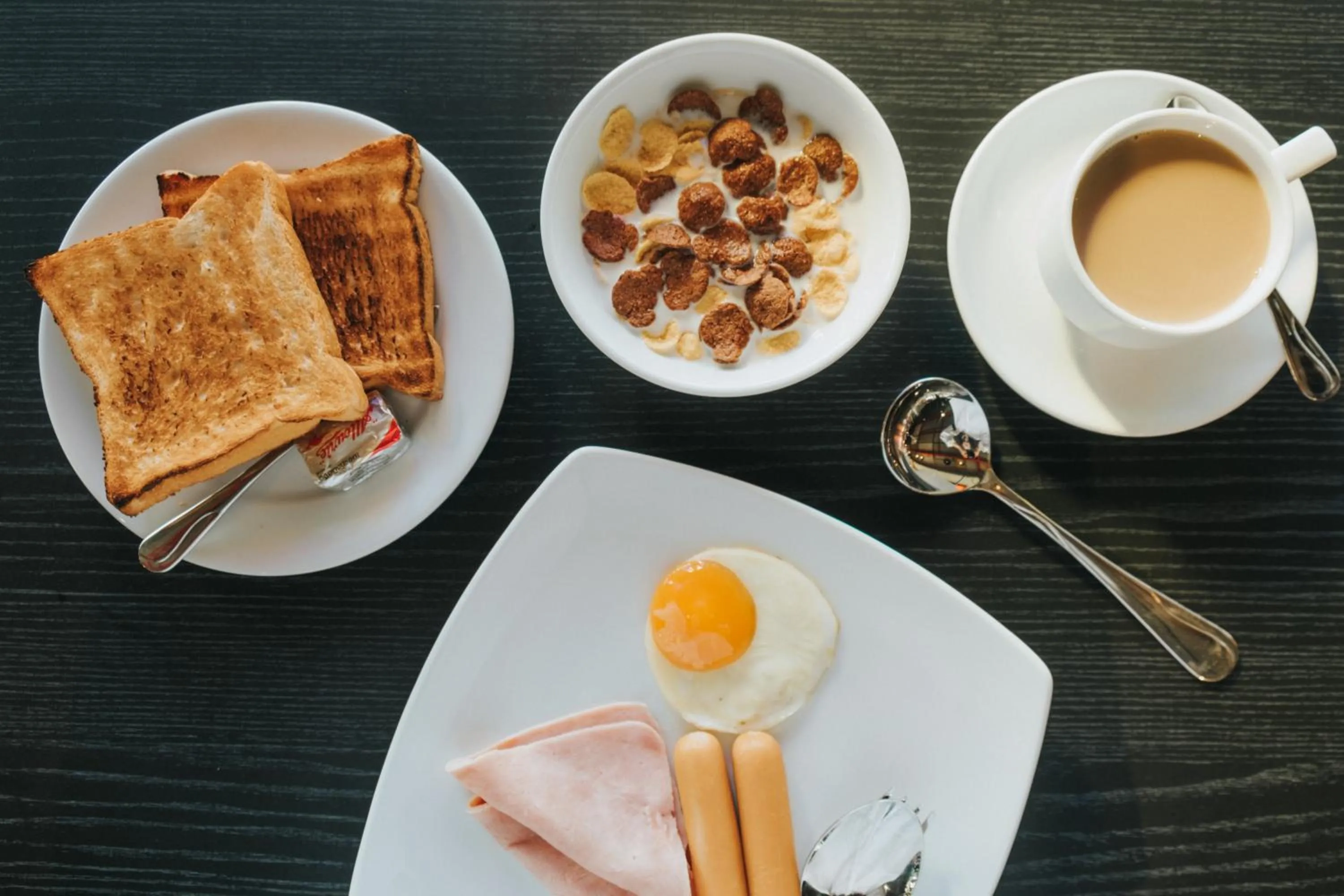 American breakfast in Play Phala Beach Rayong