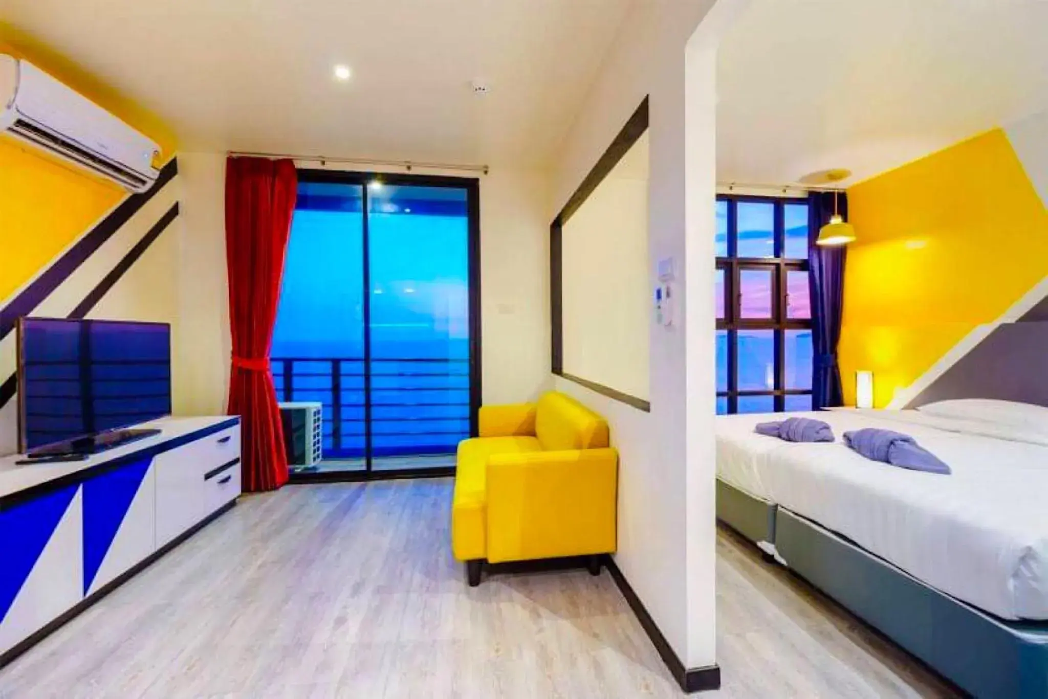 Double or Twin Room with Sea View in Play Phala Beach Rayong Double or Twin Room with Sea View in Play Phala Beach Rayong