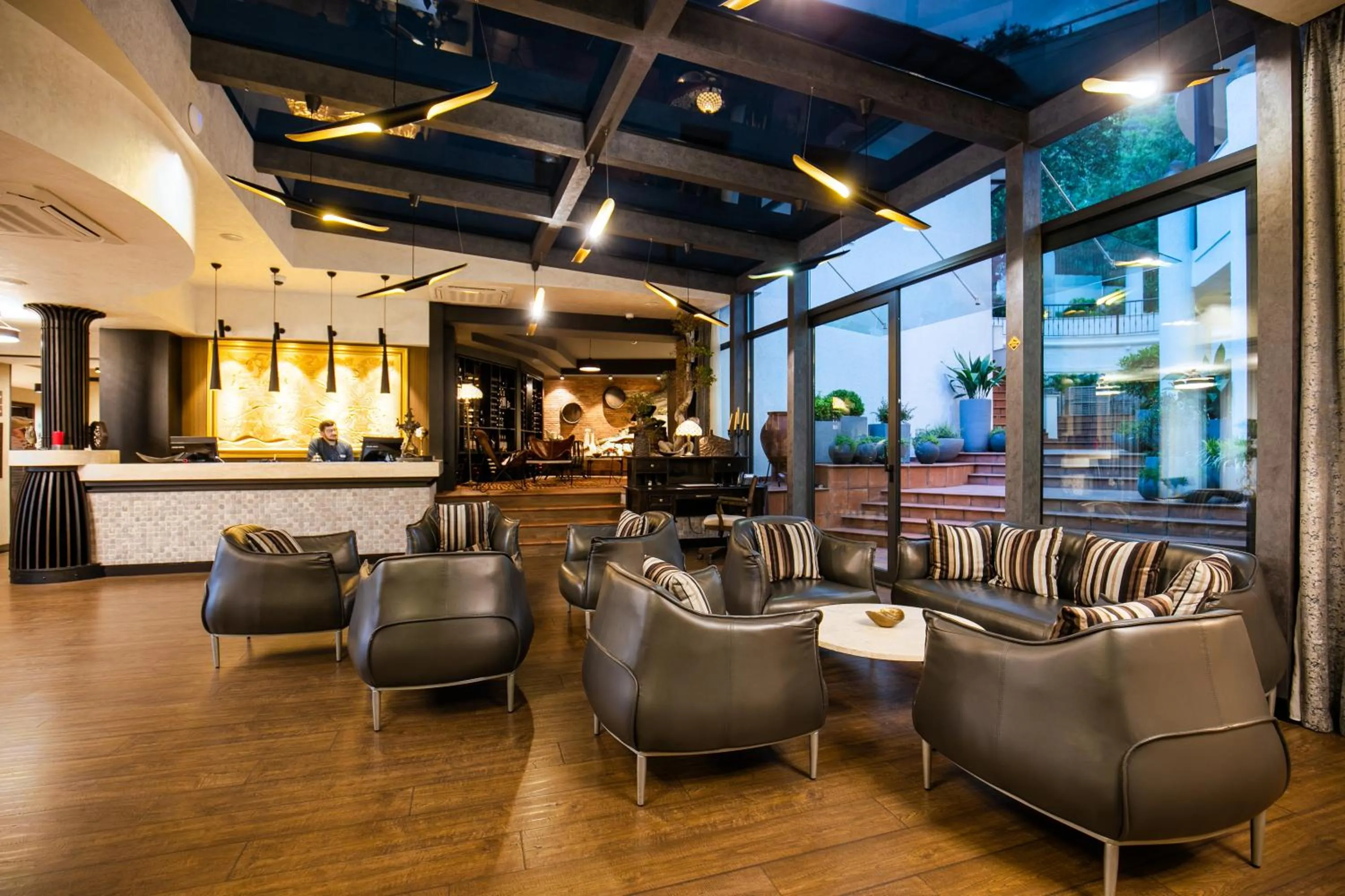 Lobby or reception in Hotel Adamo