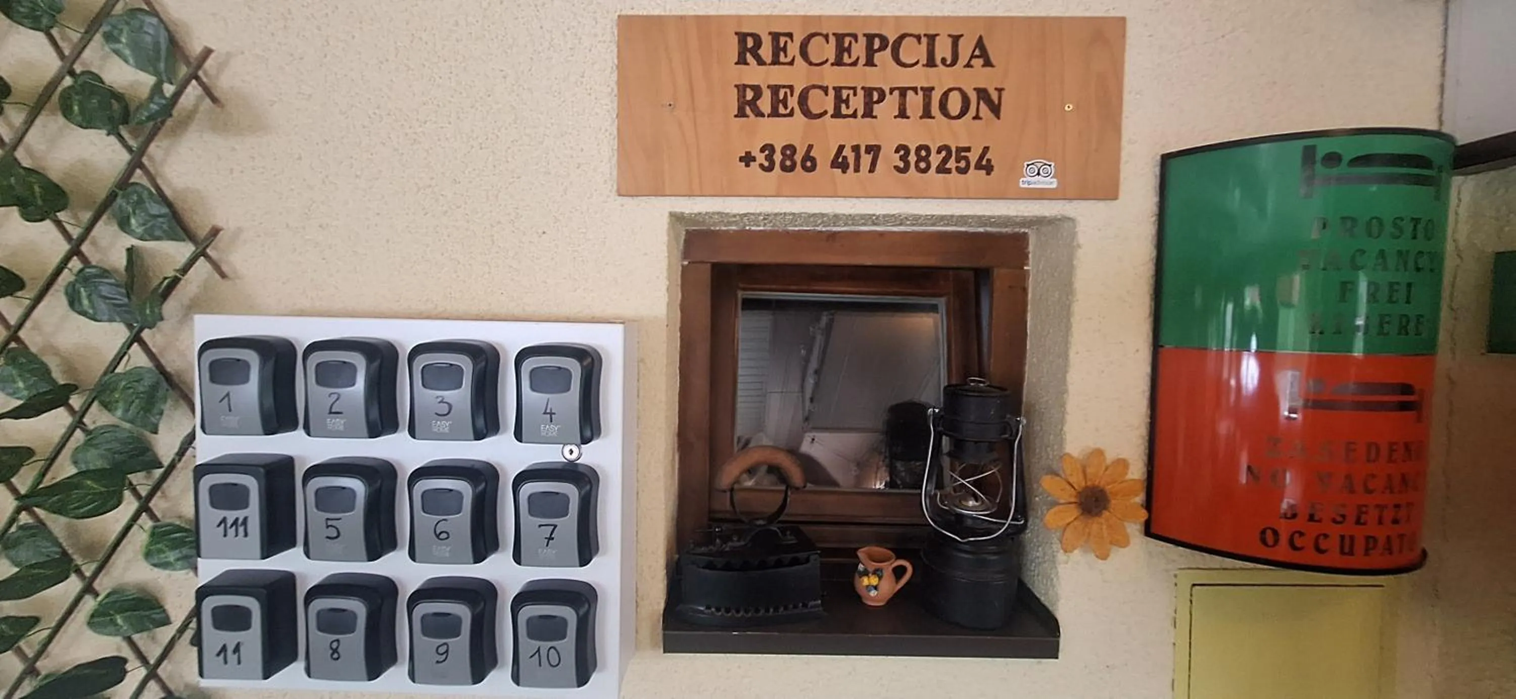 locker in Pri Ancki Sobe Rooms Accomodation Ljubljana suburbs