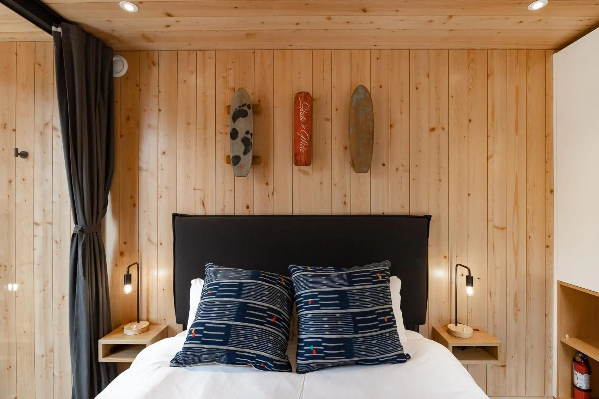 Bed in Mackenzie Beach Resort