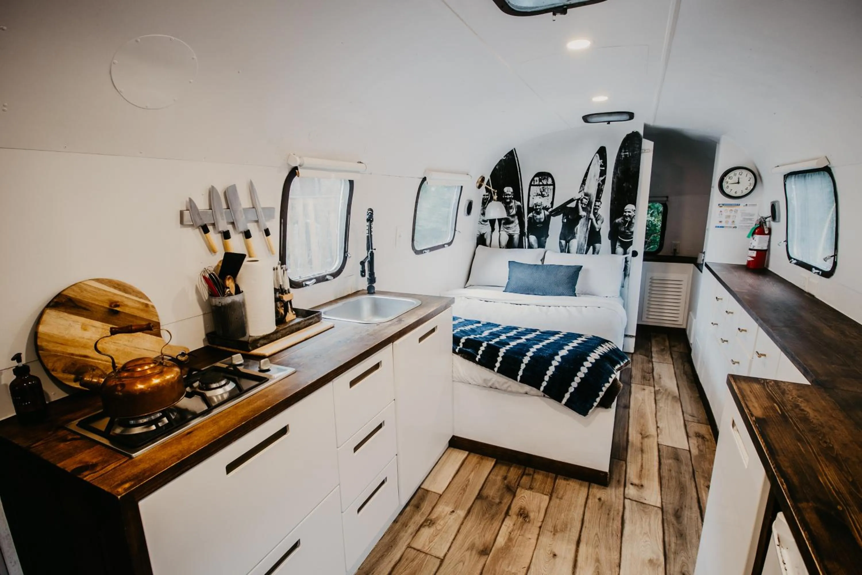 Bed in Mackenzie Beach Resort