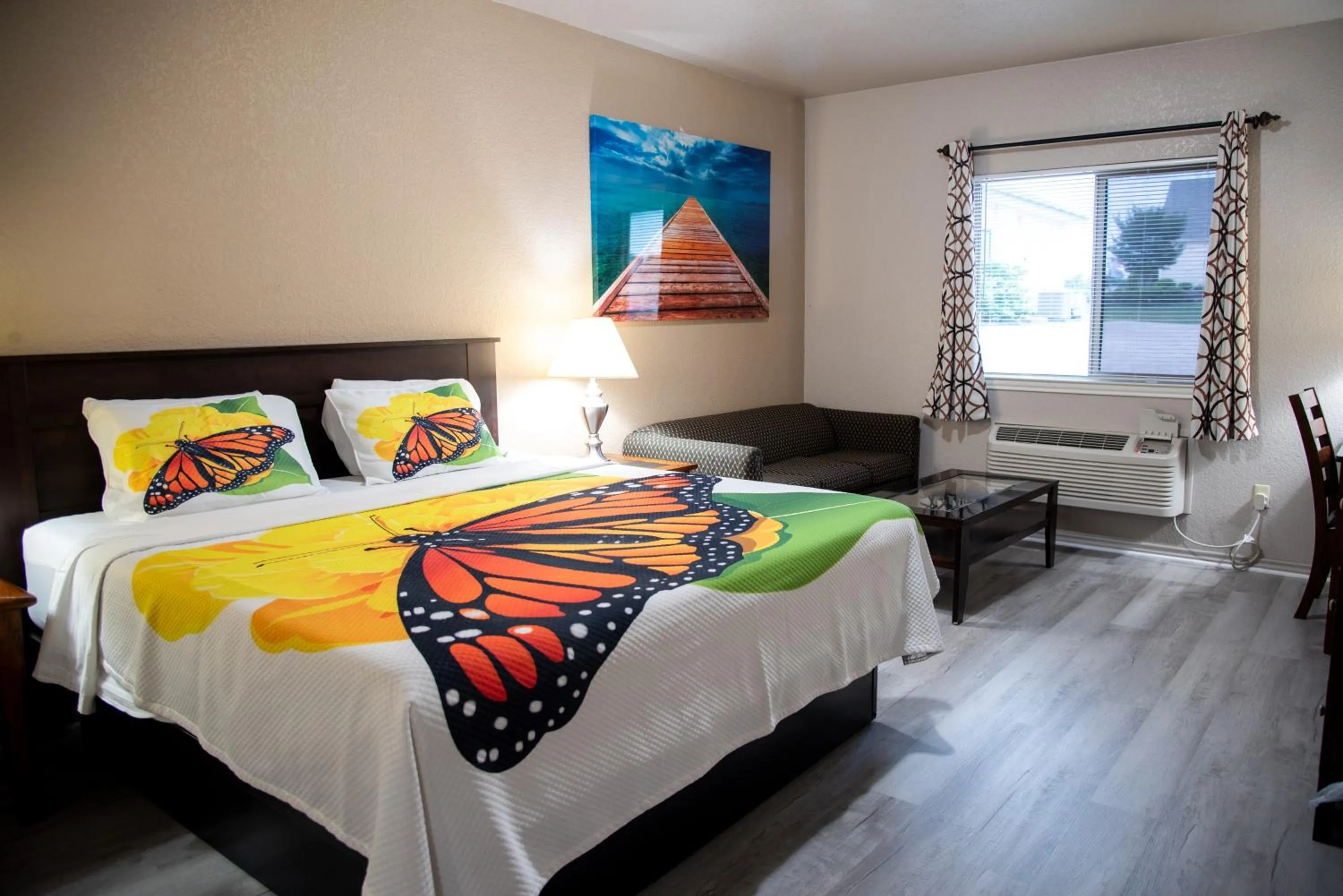 Bed in Premium Inn and Suites