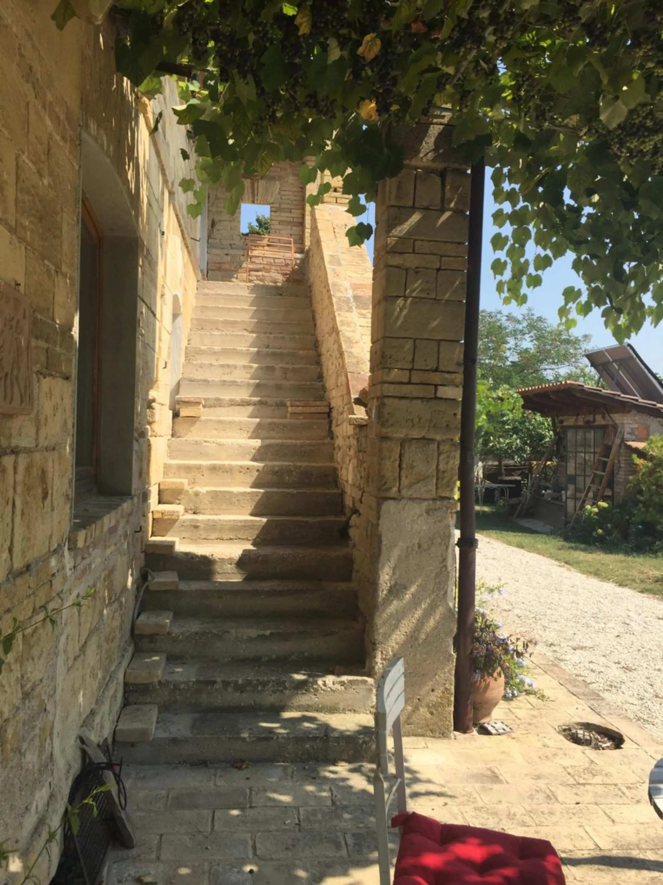 Facade/entrance in La casa sul golfo
