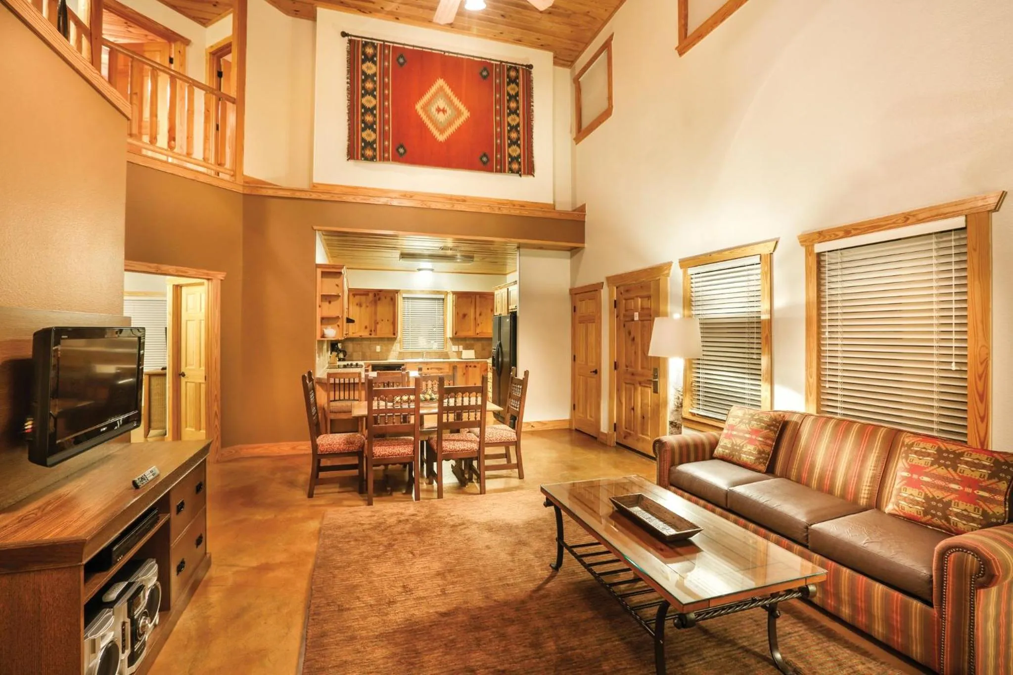 Living room in WorldMark New Braunfels