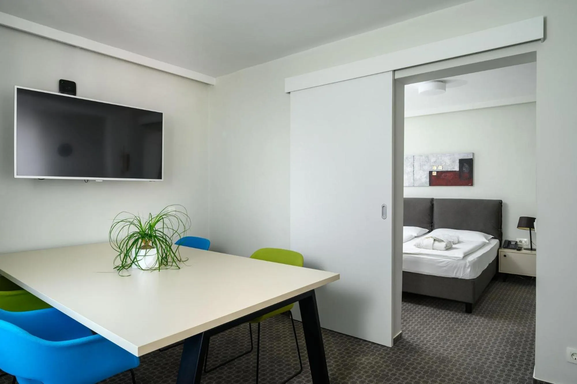 Photo of the whole room, Bed in B&B Hotel Ljubljana Park