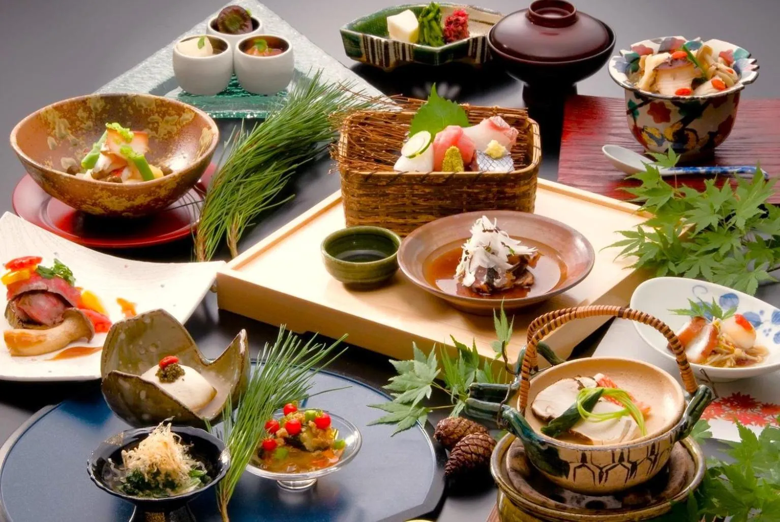 Dinner in Kinugawa Onsen Sanraku