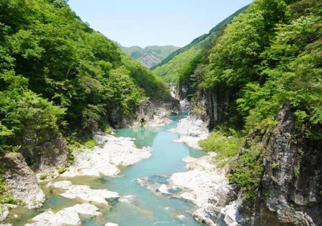 Nearby landmark in Kinugawa Onsen Sanraku