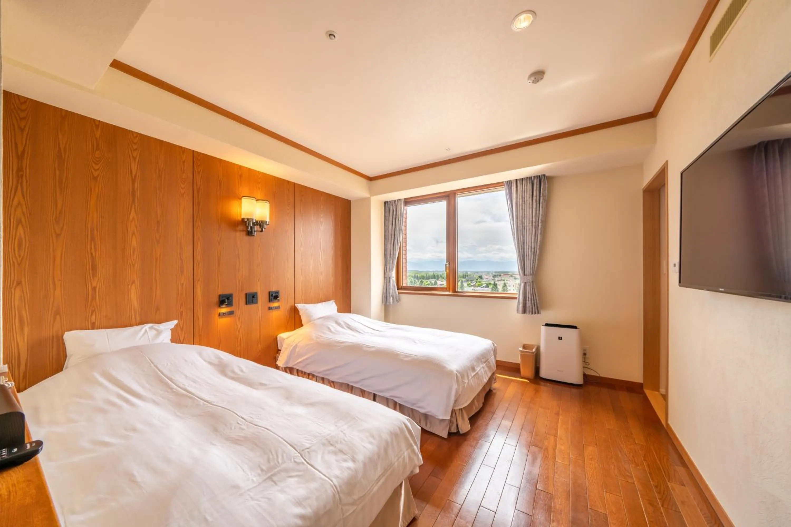 Photo of the whole room, Bed in Hokkaido Hotel