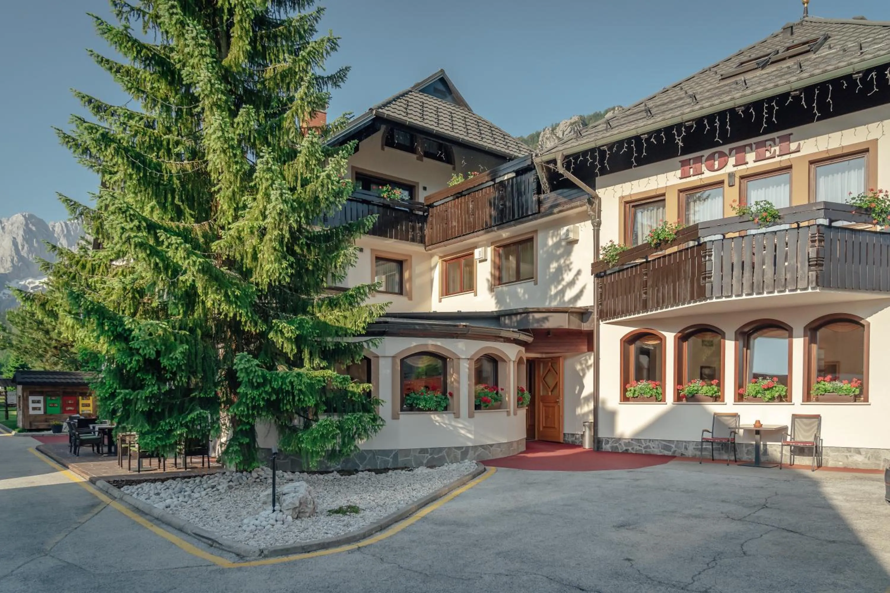 Property building in Garni Hotel Miklič