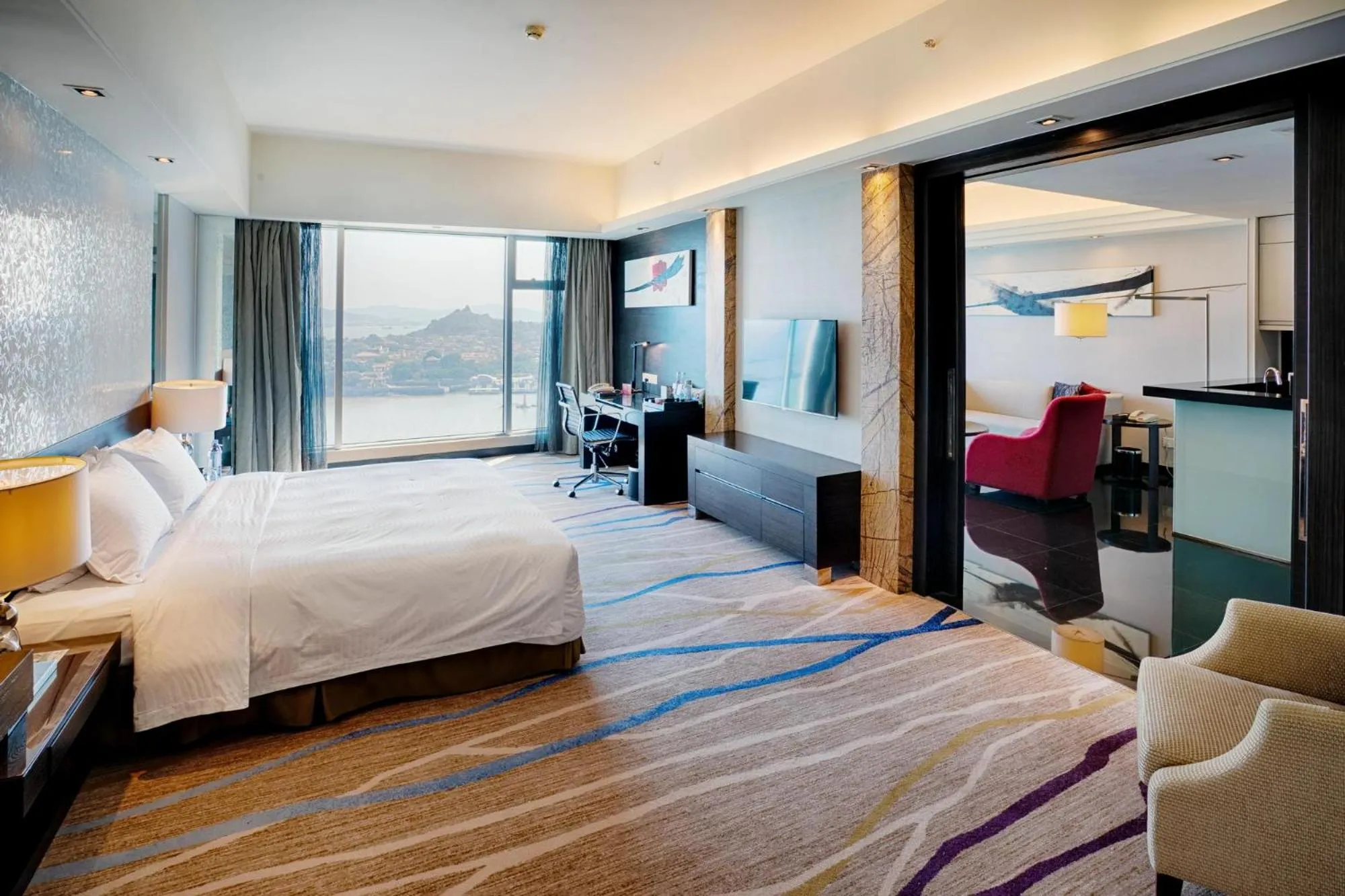 Bedroom, Bed in Swiss Grand Xiamen