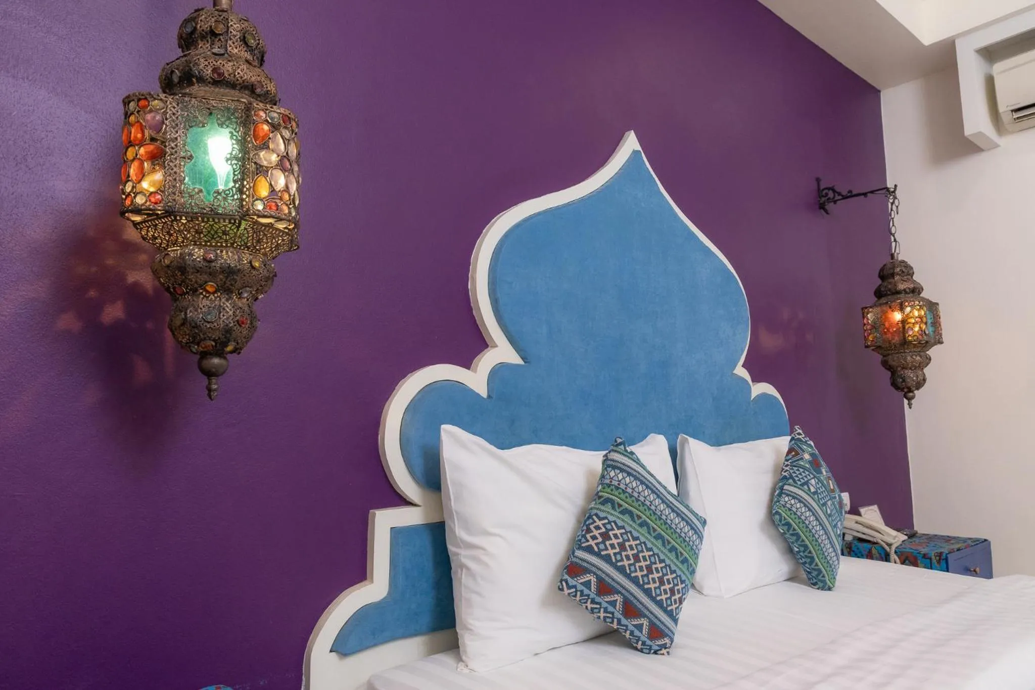 Bed in Rasa Boutique Hotel Chiang Rai